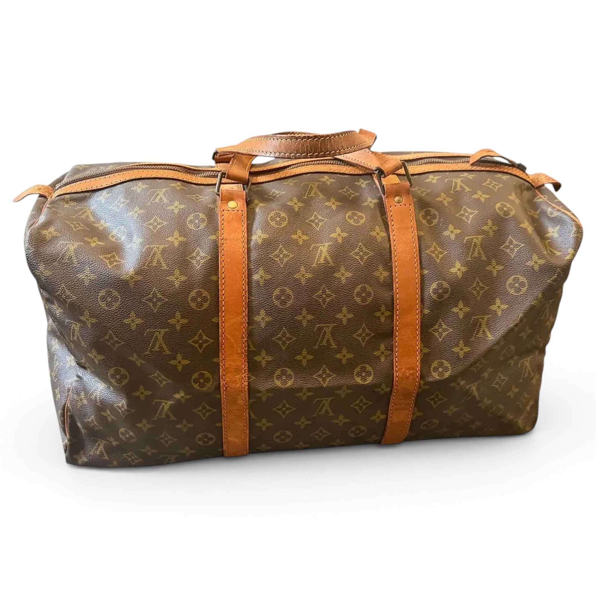 Louis Vuitton Keepall cloth travel bag