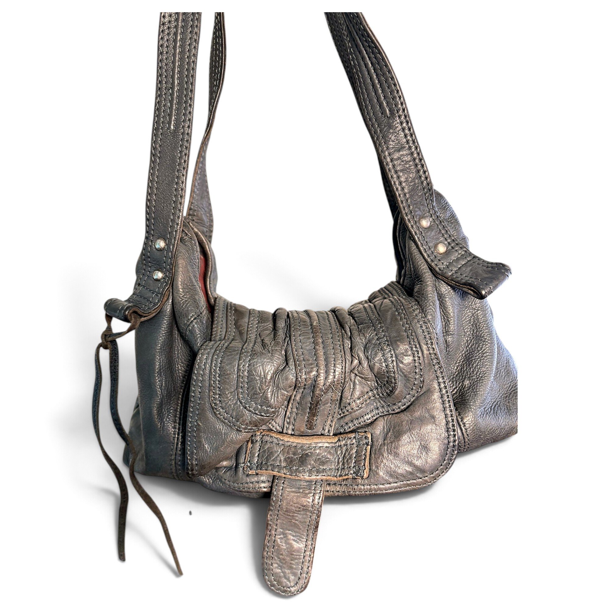 Leather handbag