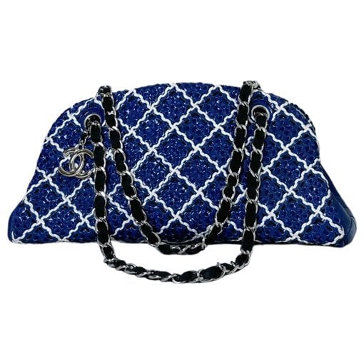 Mademoiselle patent leather handbag