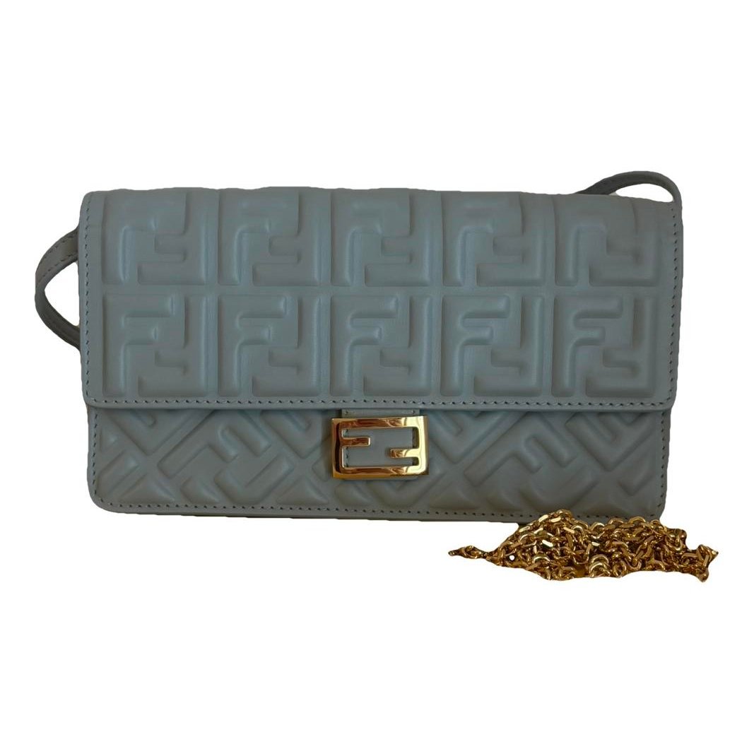 Leather clutch bag