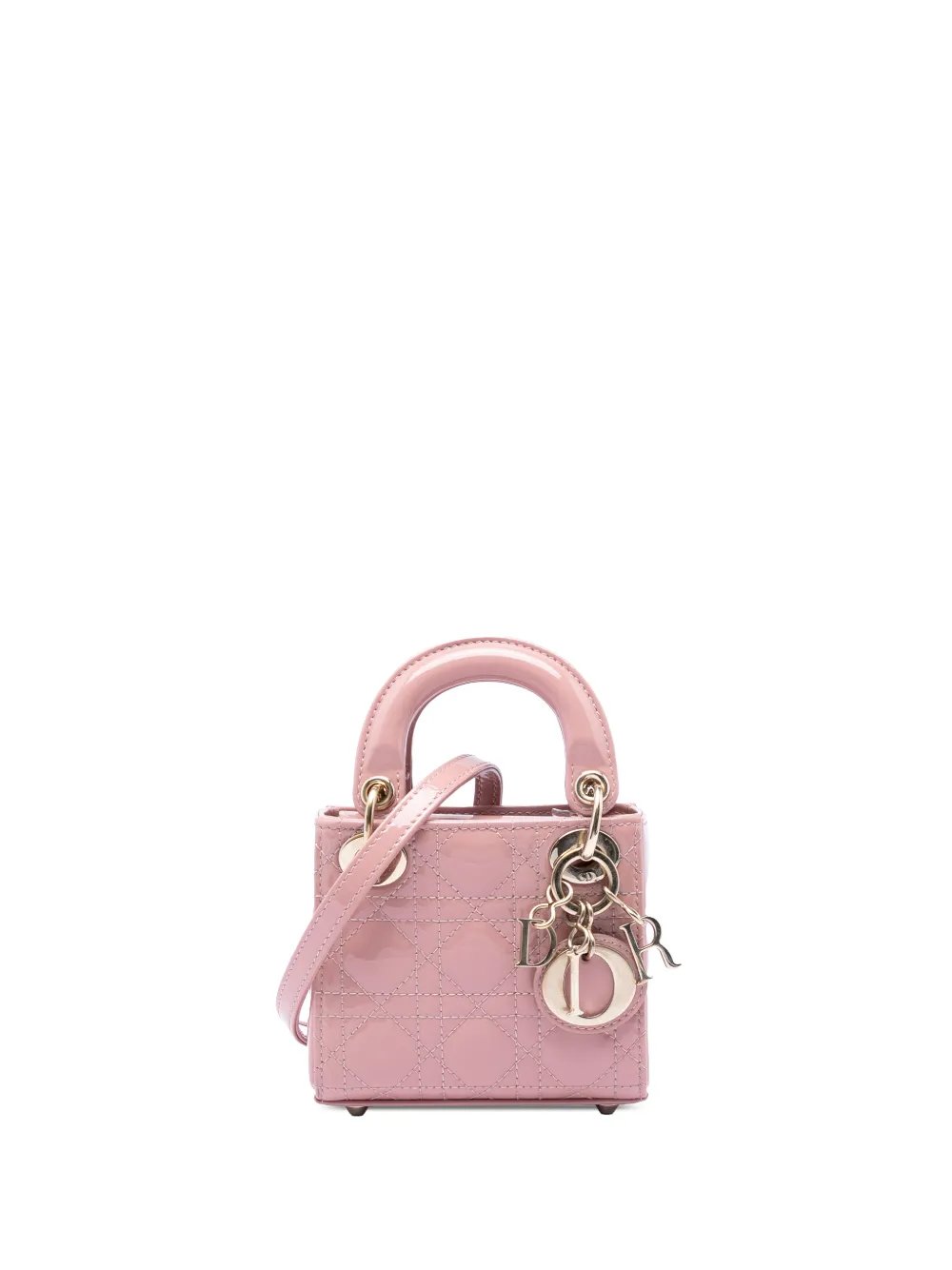 2022 Micro Patent Cannage Lady Dior satchel