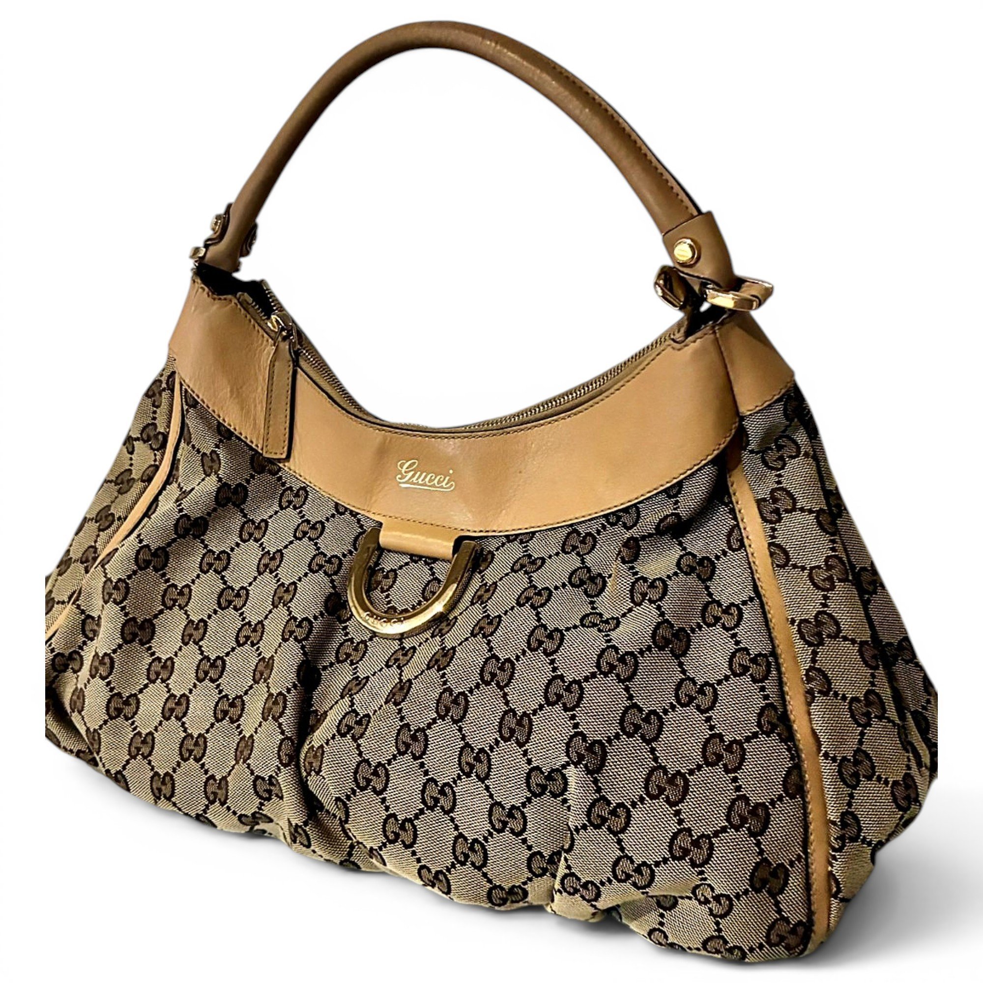 D-Ring leather handbag
