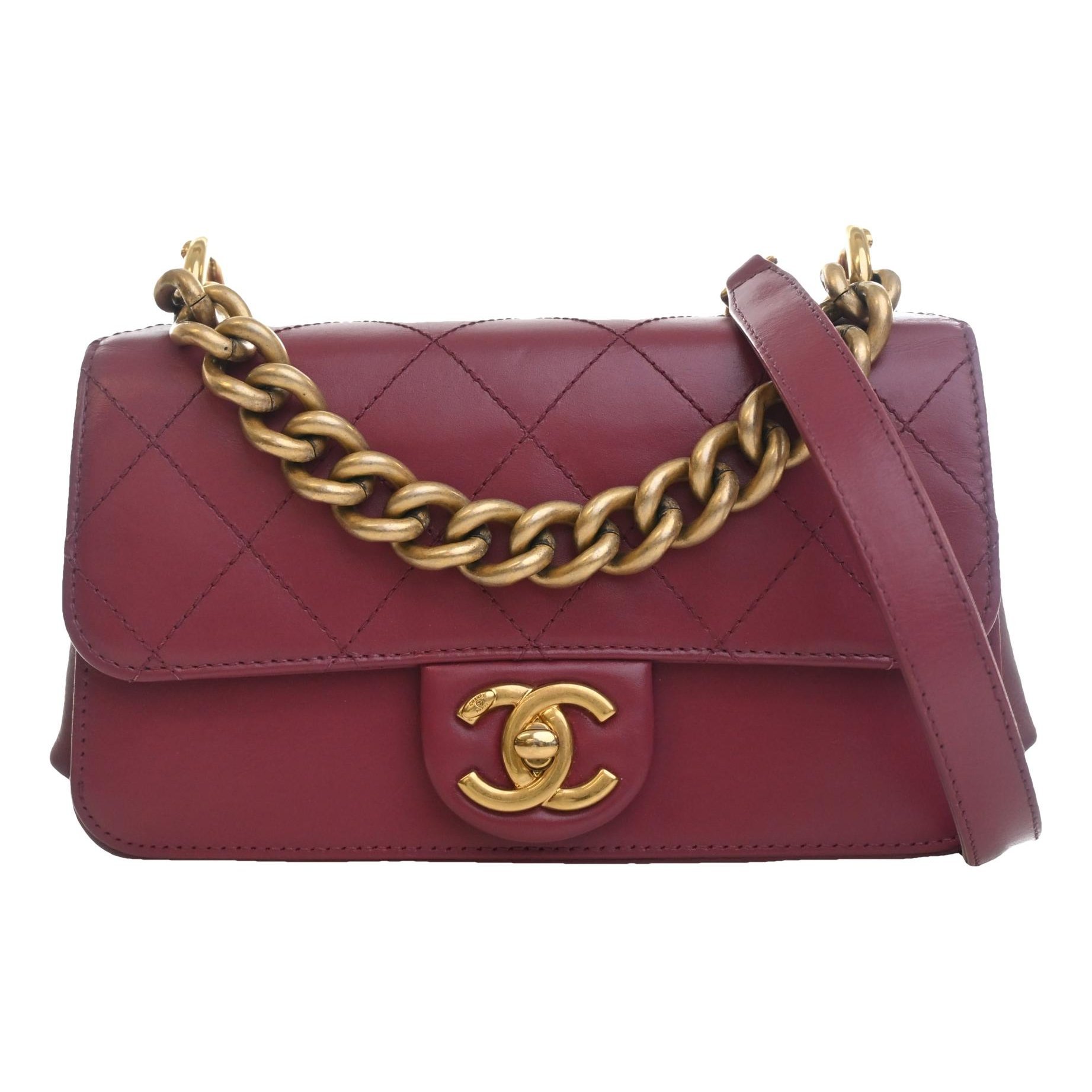 Leather crossbody bag