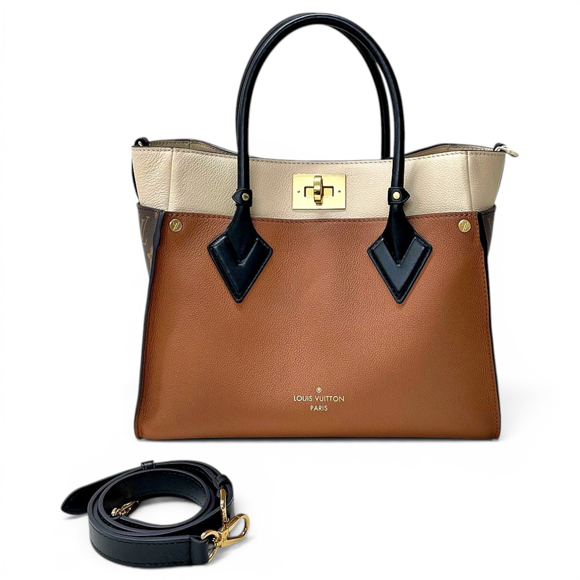 On My Side leather handbag