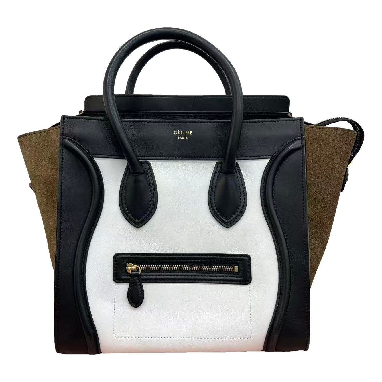 Luggage leather handbag