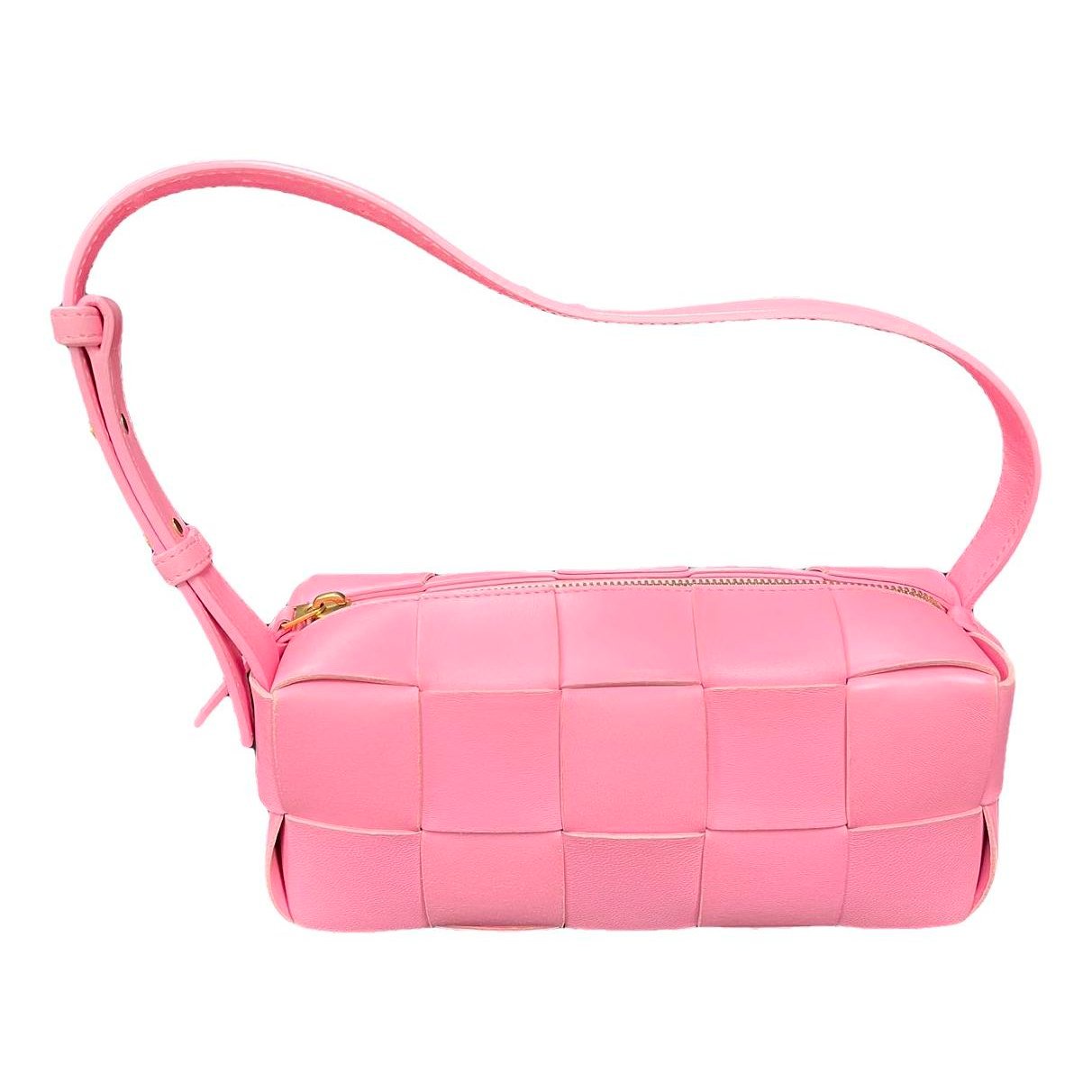 Cassette leather handbag
