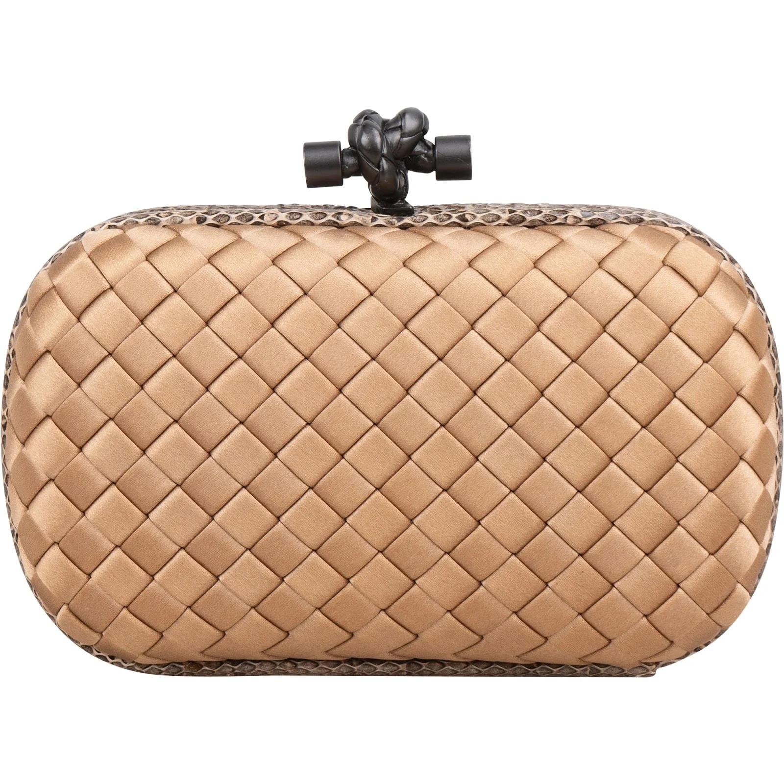 Bottega Veneta Pochette Knot leather clutch bag