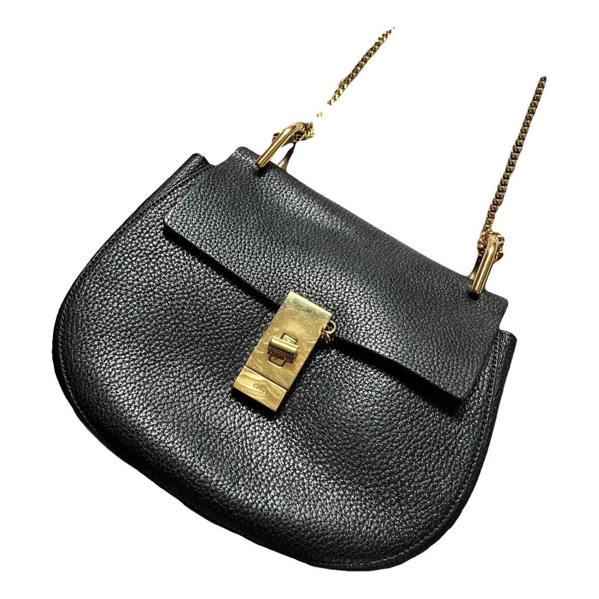 Drew leather crossbody bag