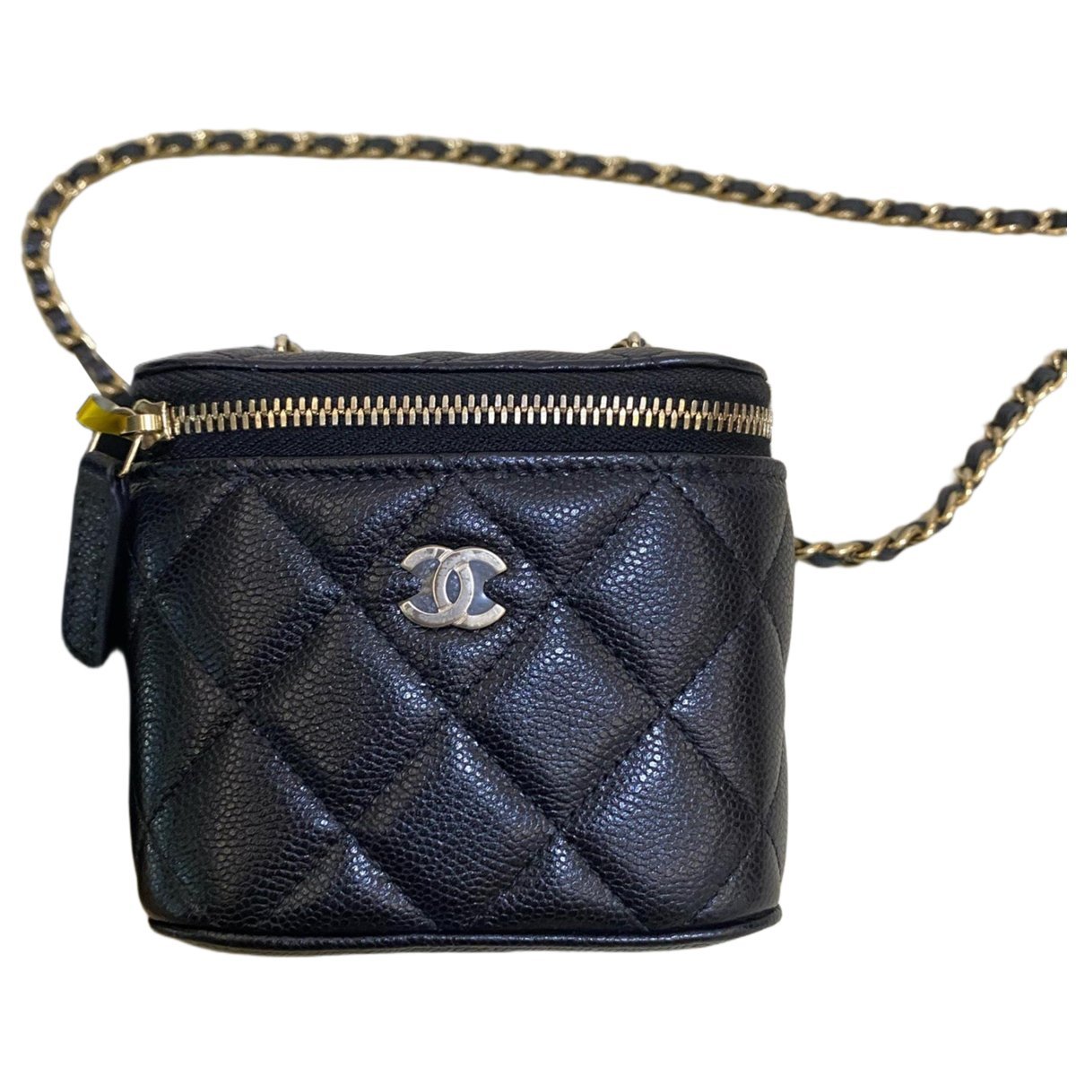 Trendy CC Vanity leather handbag