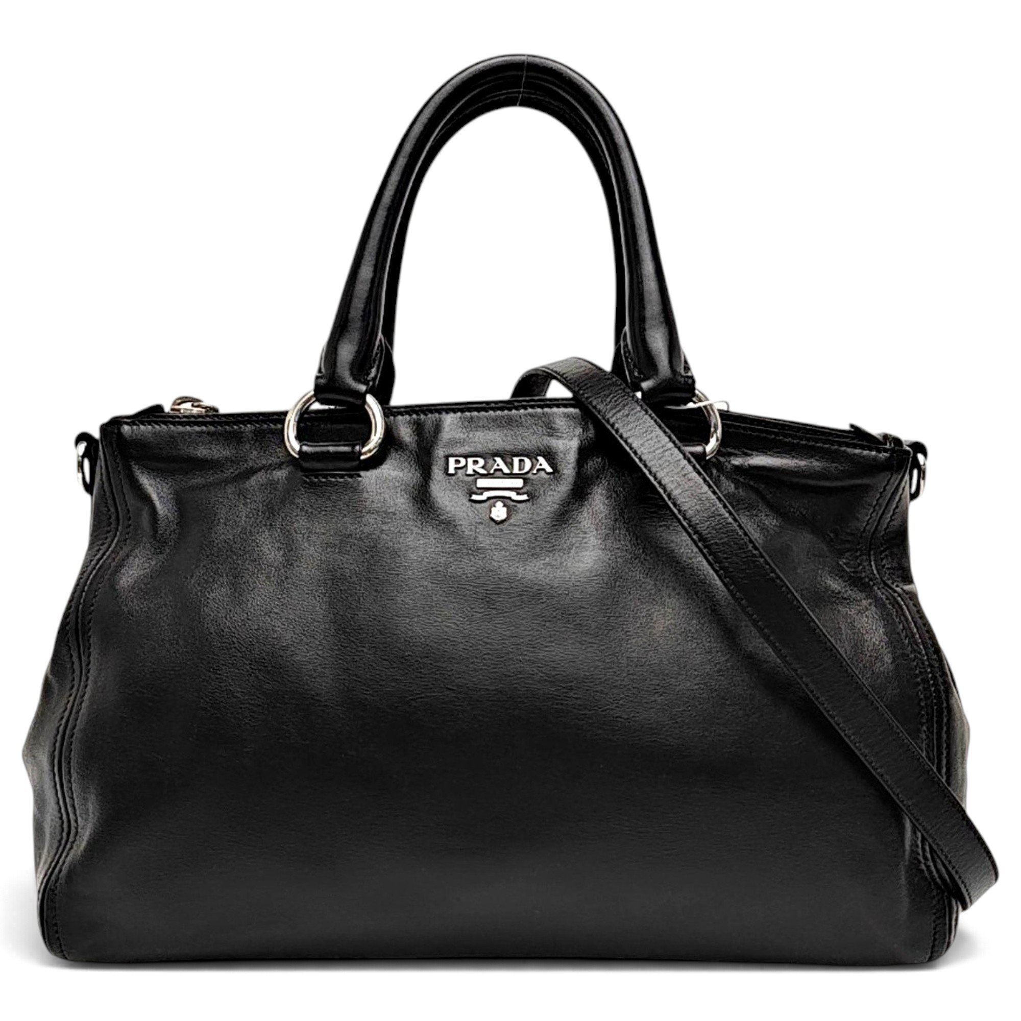 Leather handbag
