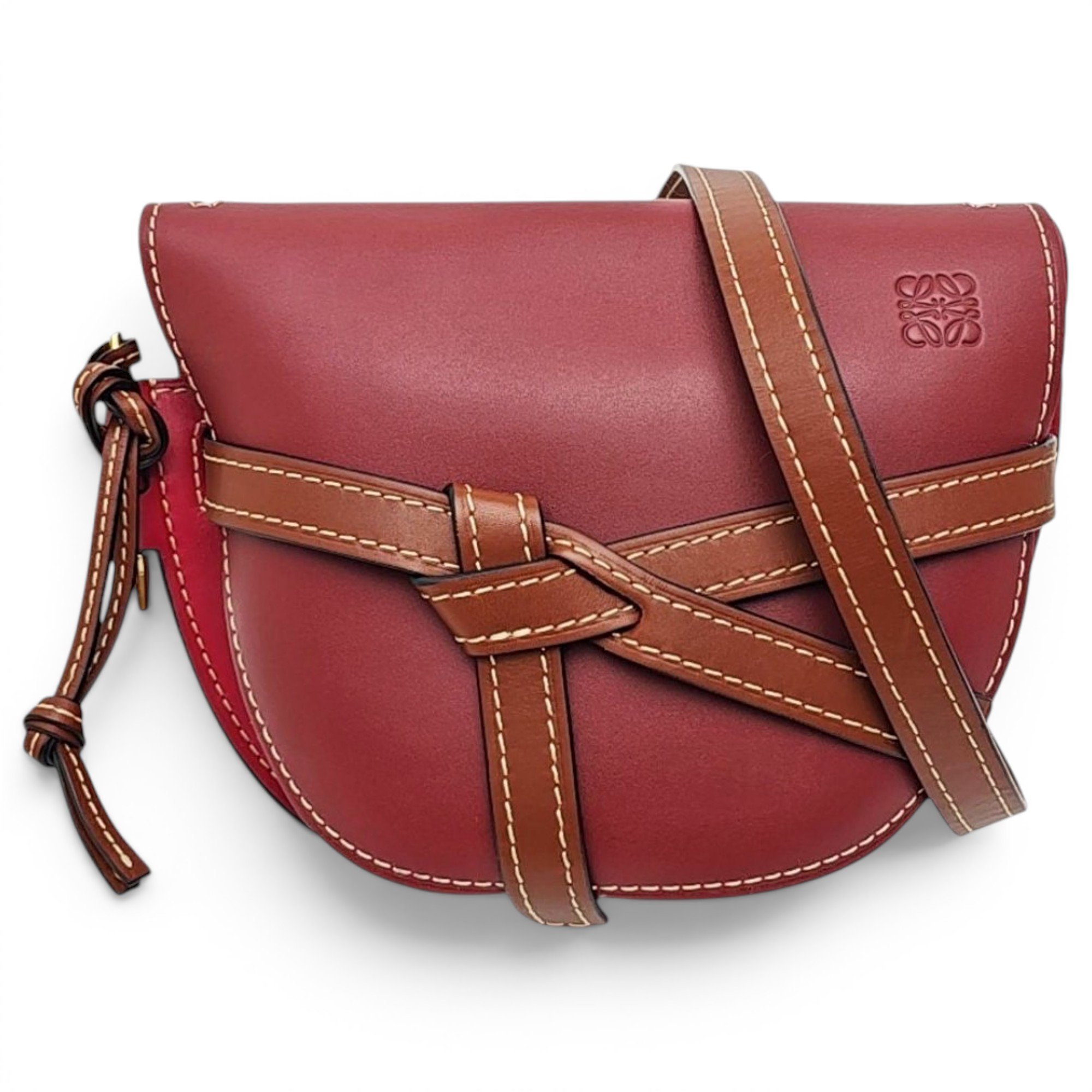 Gate leather crossbody bag