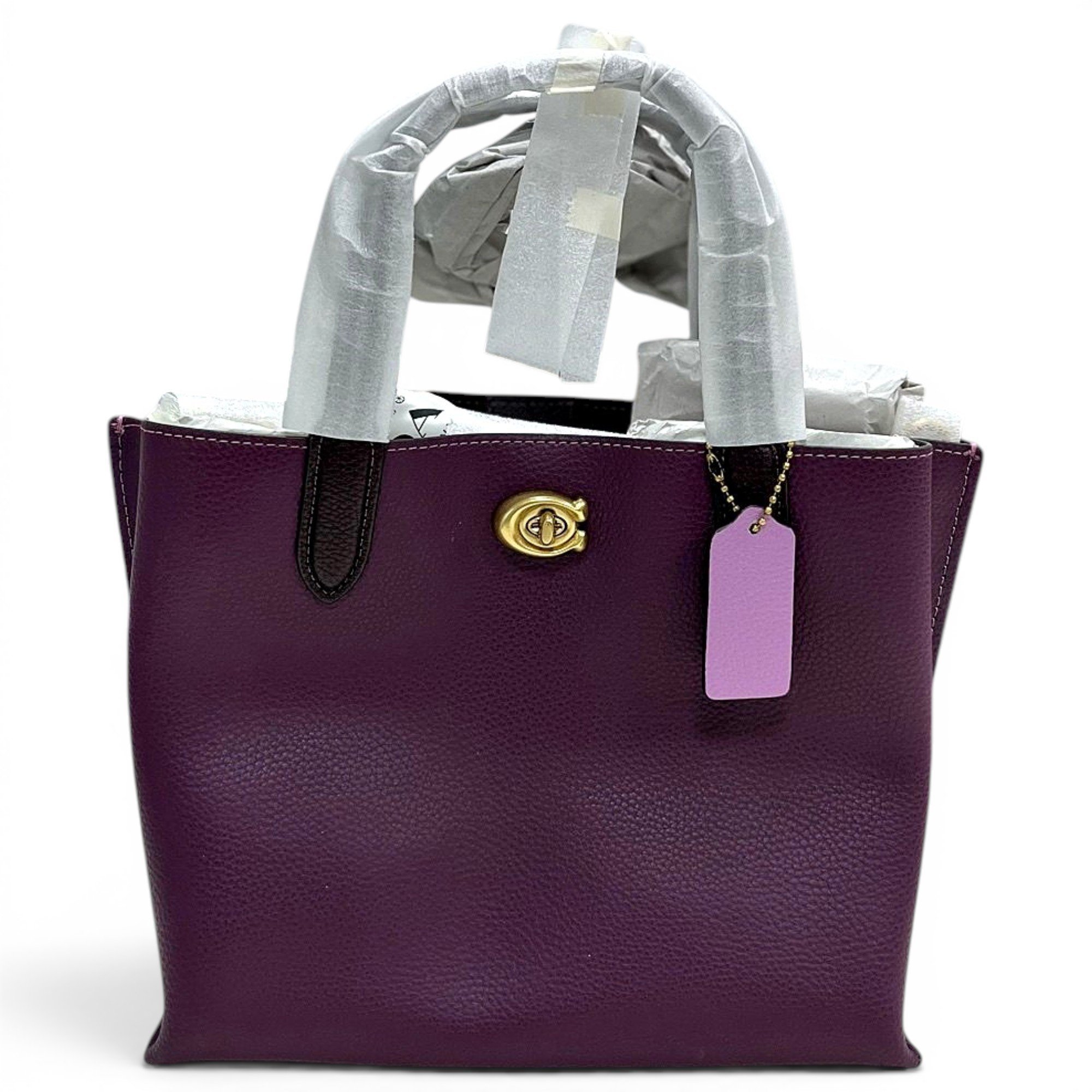 Leather clutch bag