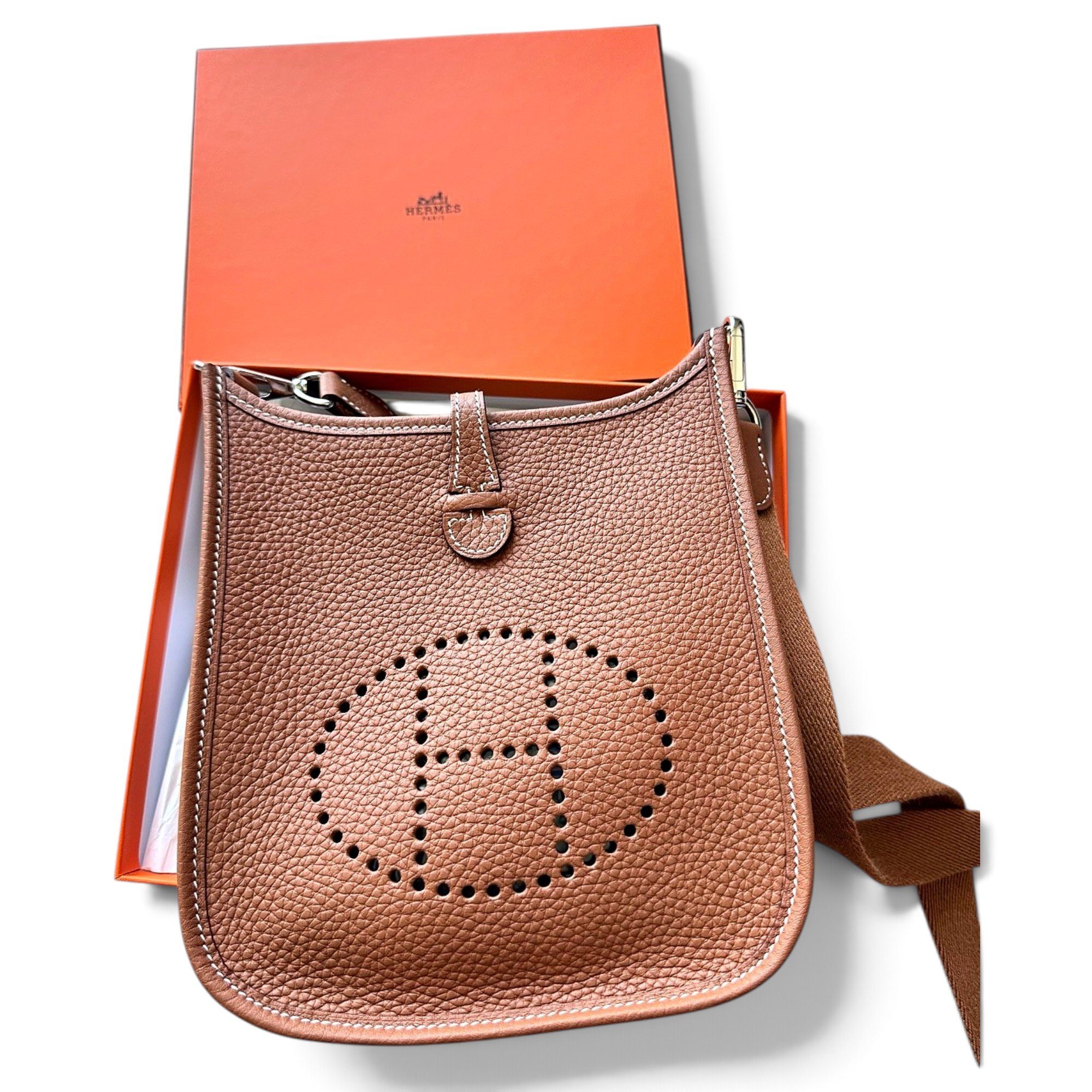Evelyne leather crossbody bag