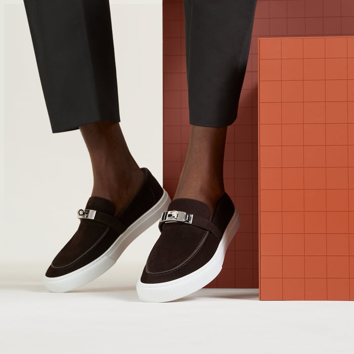 Marron Ébène Game Slip-on Sneaker