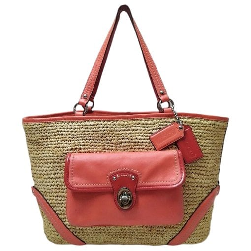 Leather tote