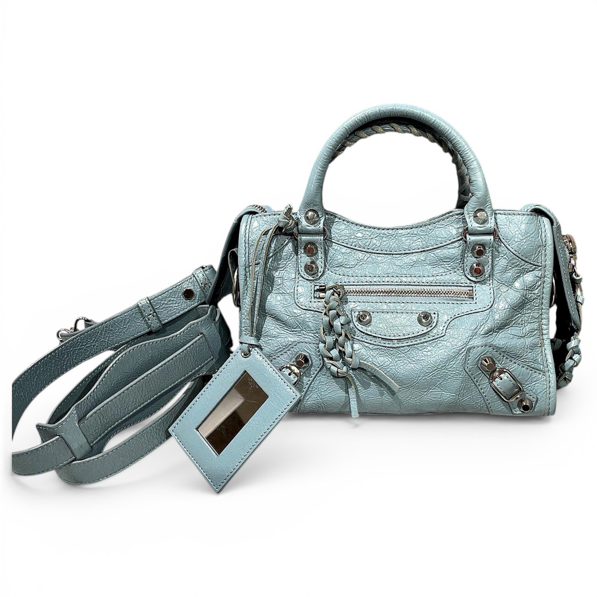 Leather handbag