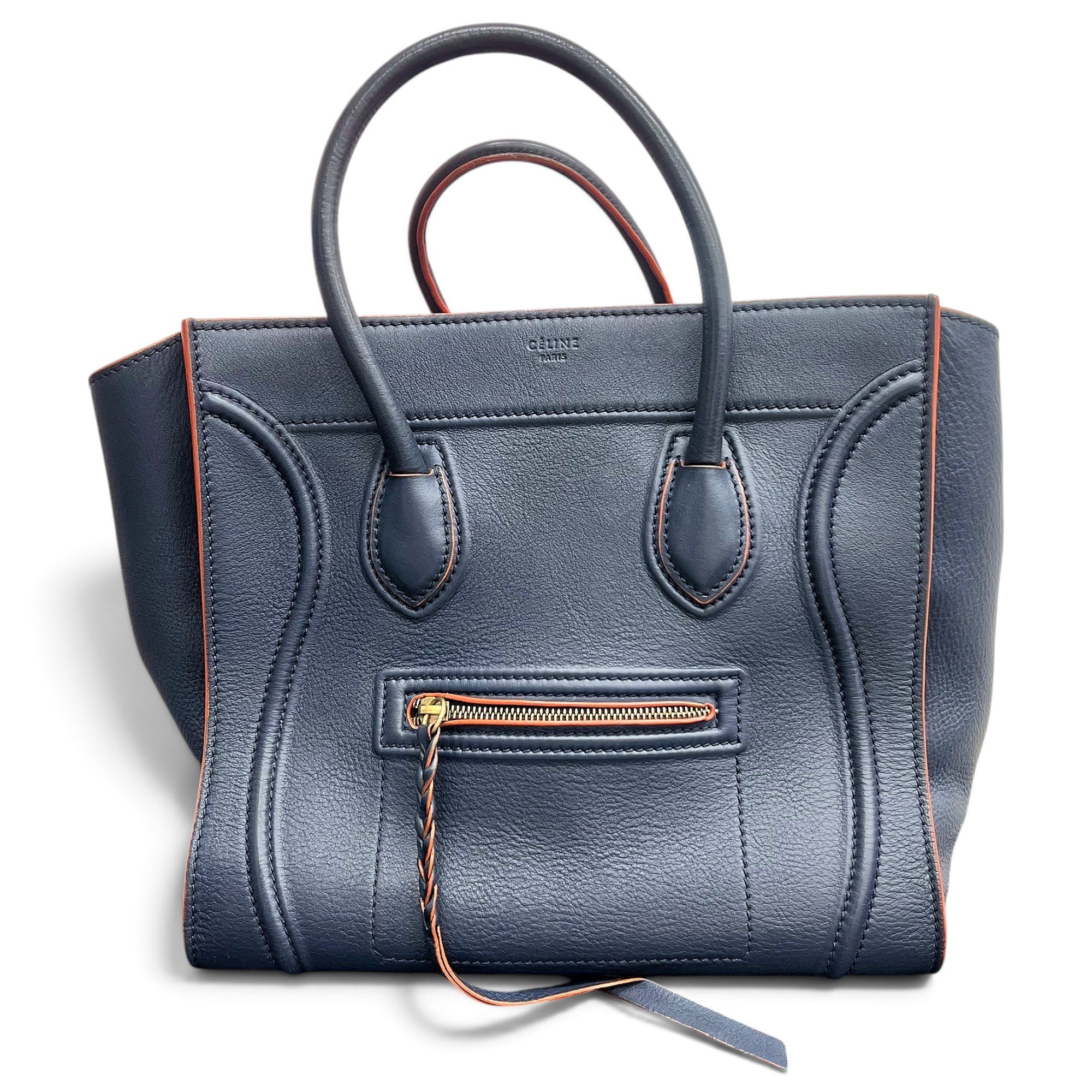 Luggage leather handbag
