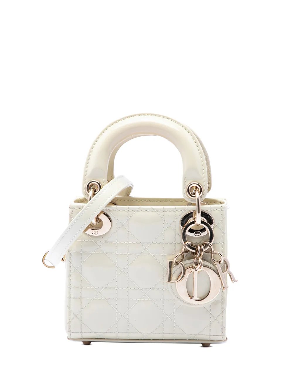 2021 Micro Patent Cannage Lady Dior satchel