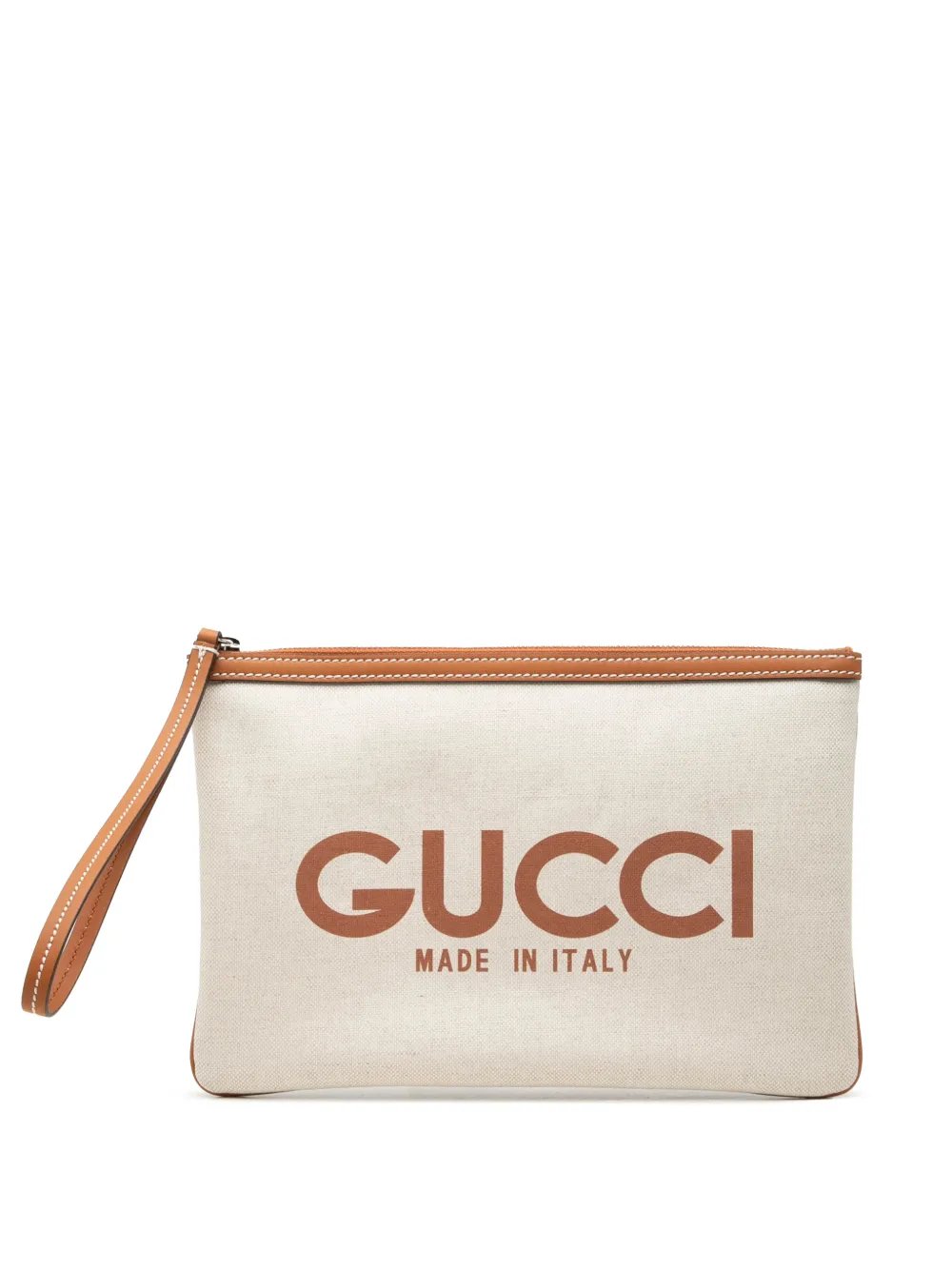 2016-2026 Canvas Logo clutch bag