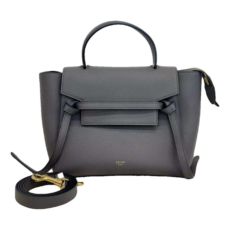 Belt leather handbag