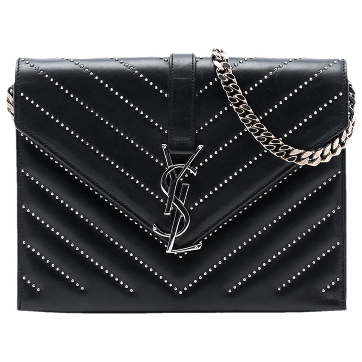Envelope leather crossbody bag