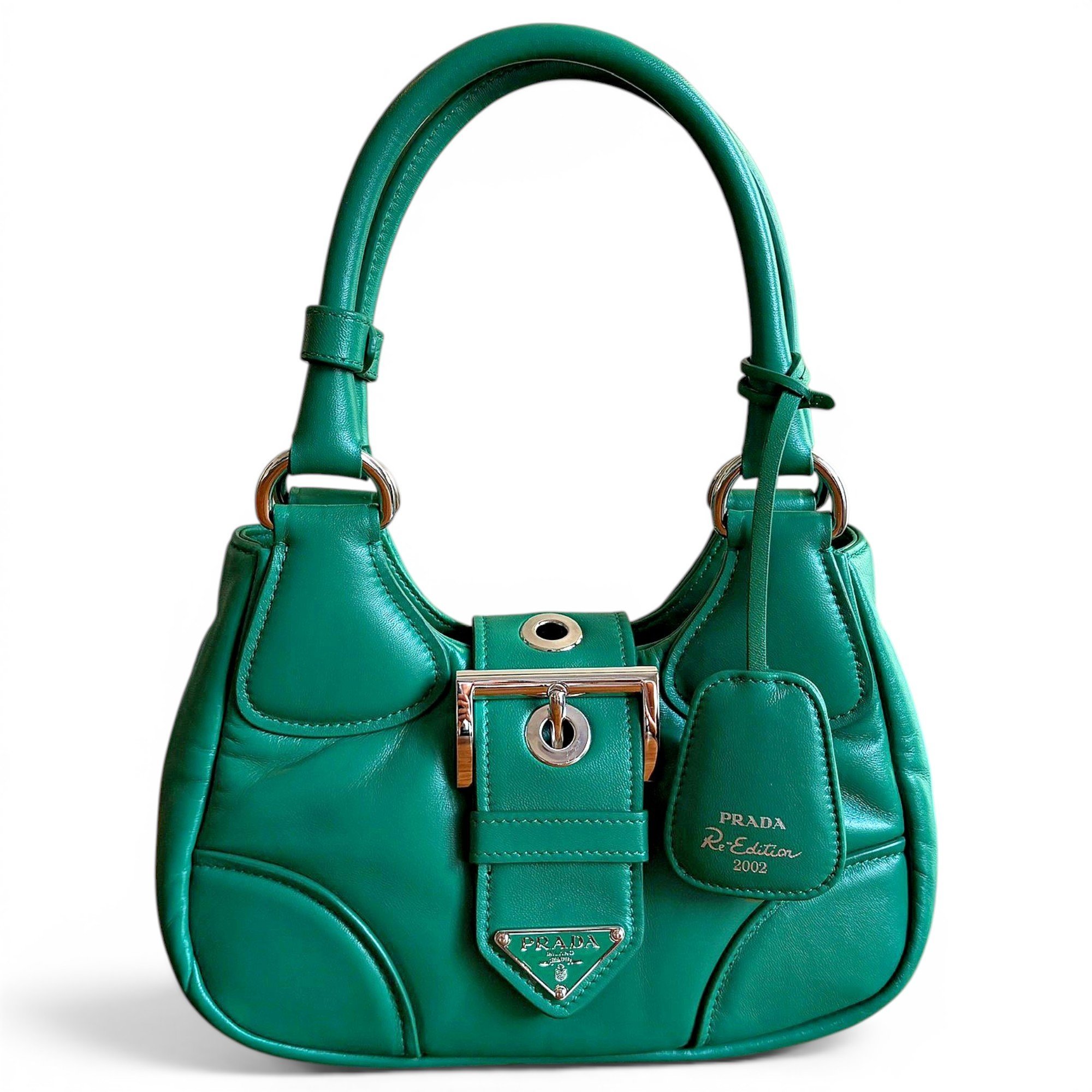 Moon leather handbag