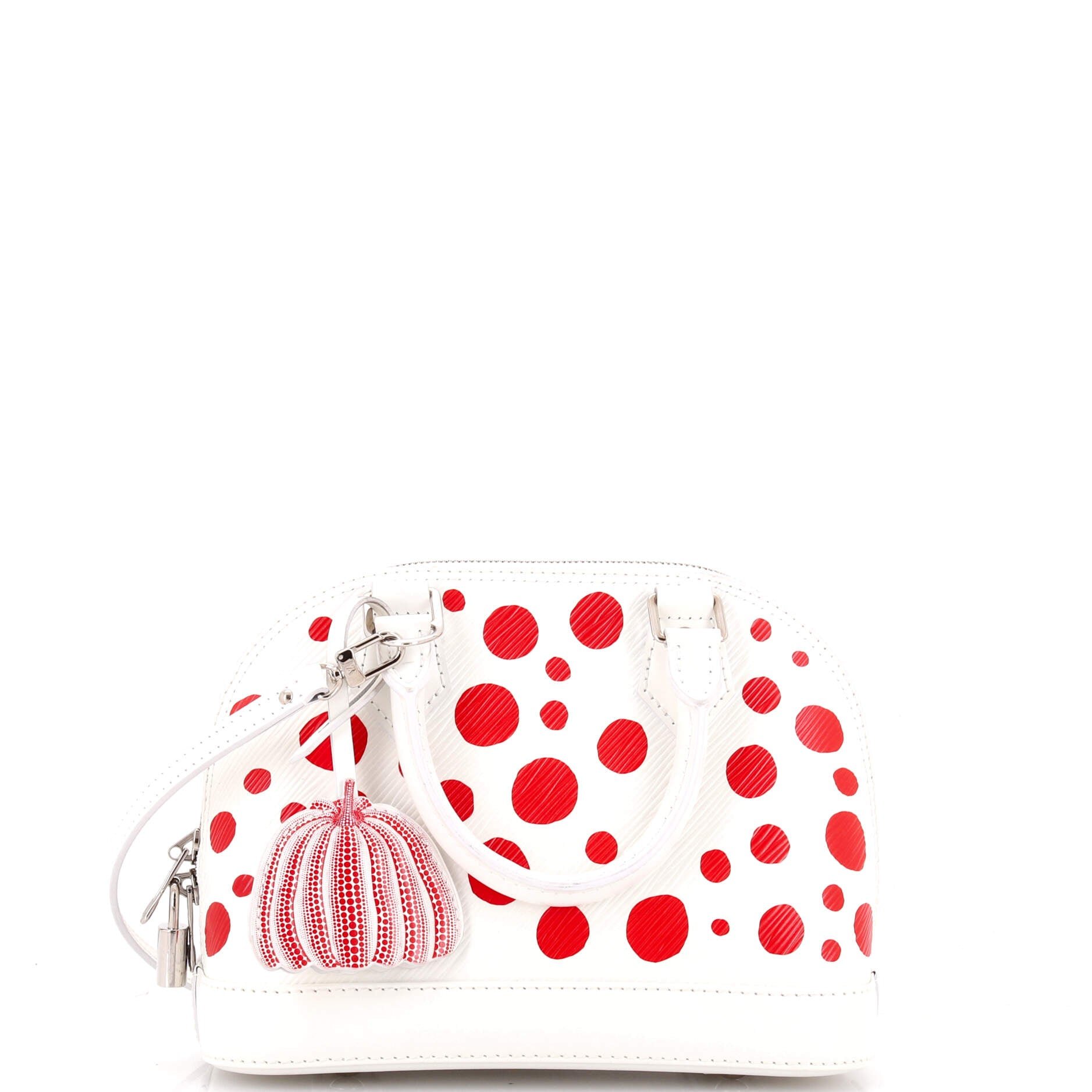 Louis Vuitton Alma Handbag Yayoi Kusama Infinity Dots Epi Leather BB
