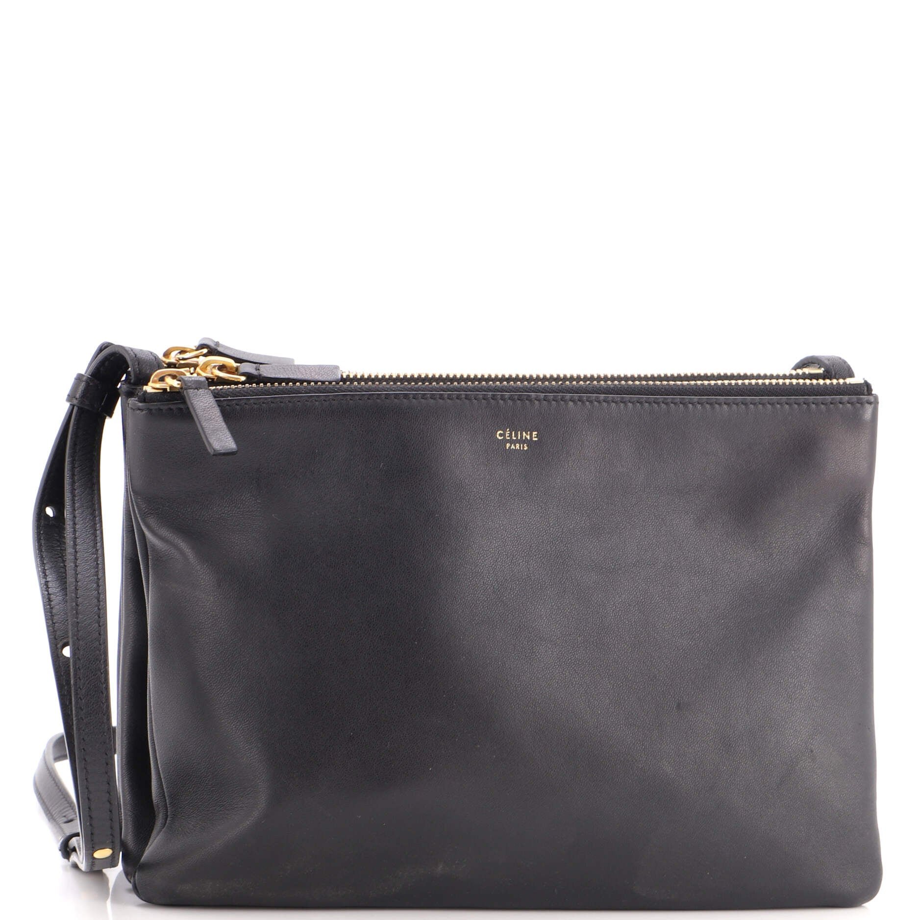 Trio Crossbody Bag Leather Large