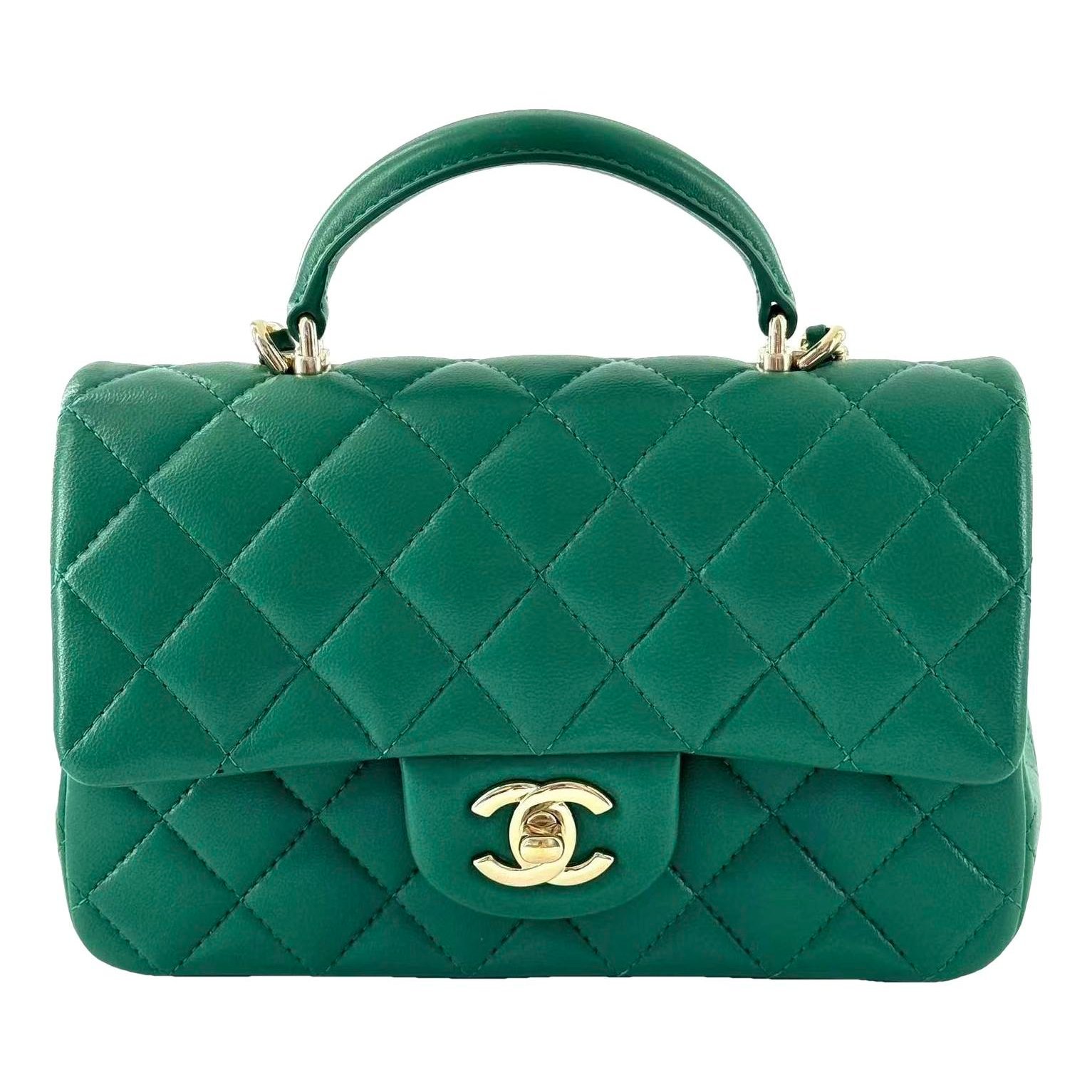 Timeless Classique Top Handle leather handbag