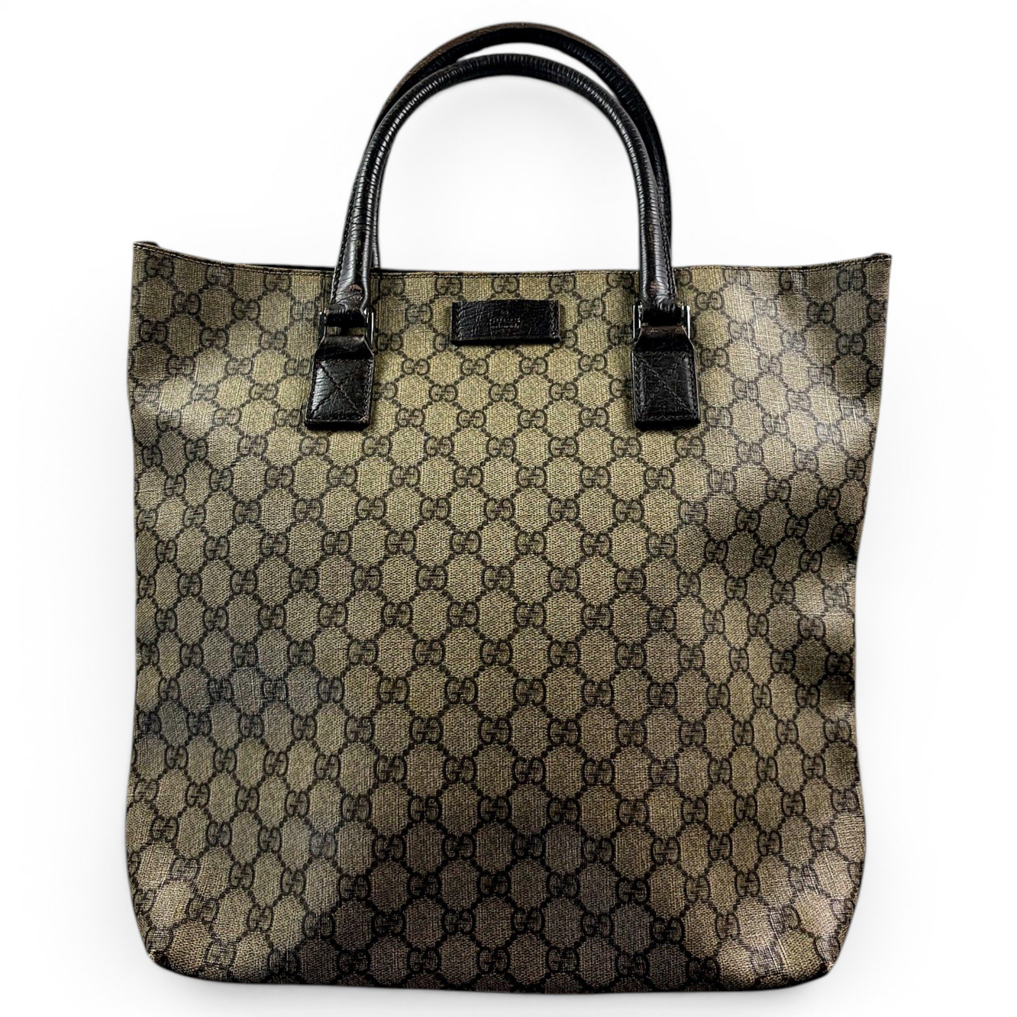 Leather tote