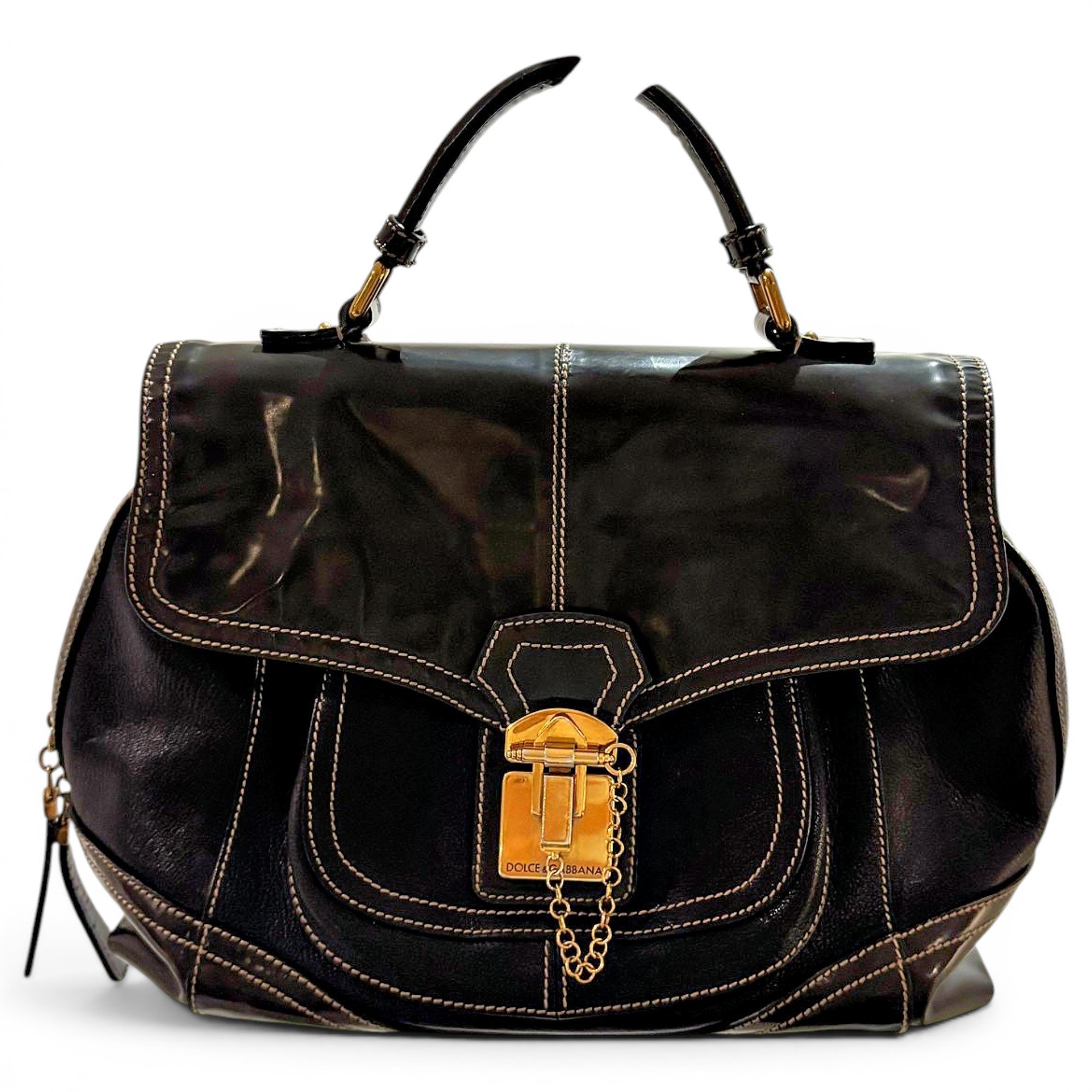Leather handbag