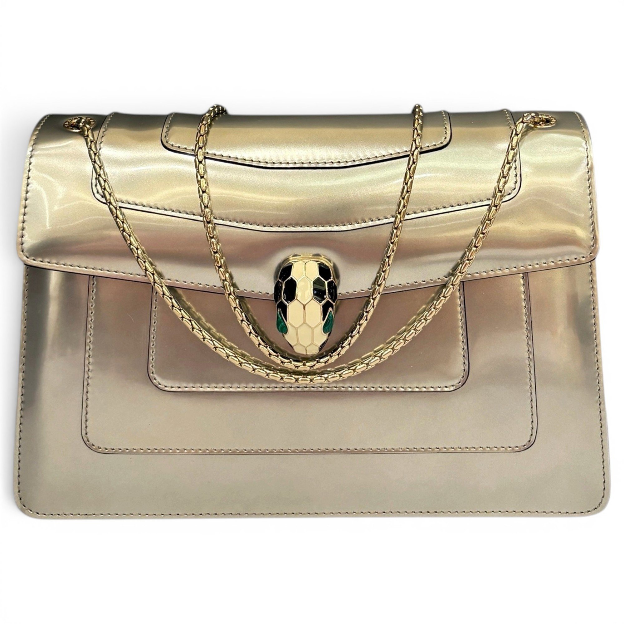 Serpenti pony-style calfskin handbag