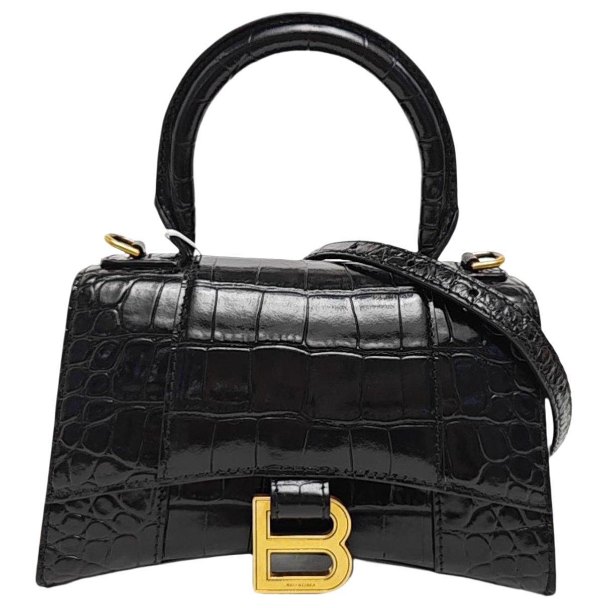 Balenciaga Hourglass leather handbag