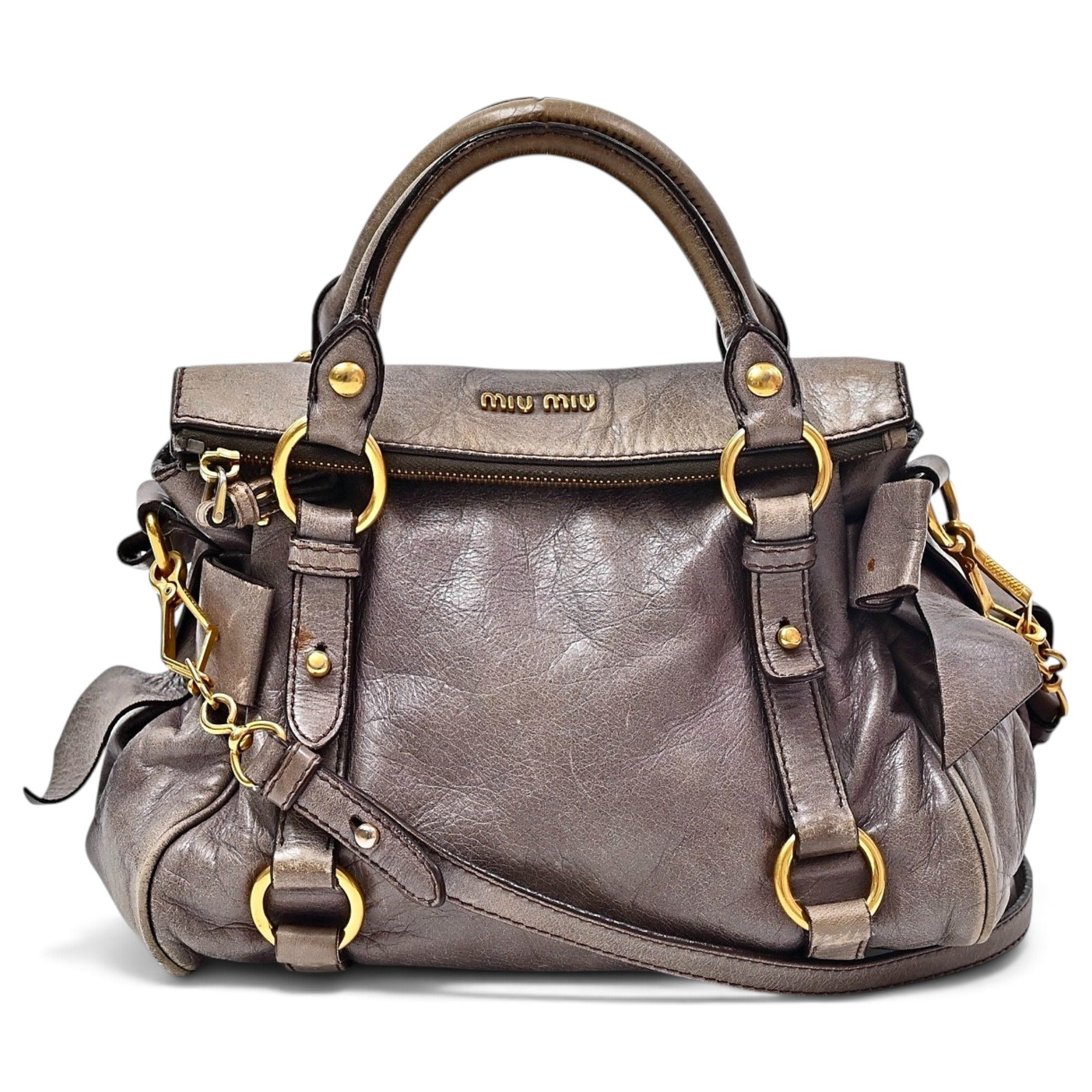 Miu Miu Bow bag leather handbag