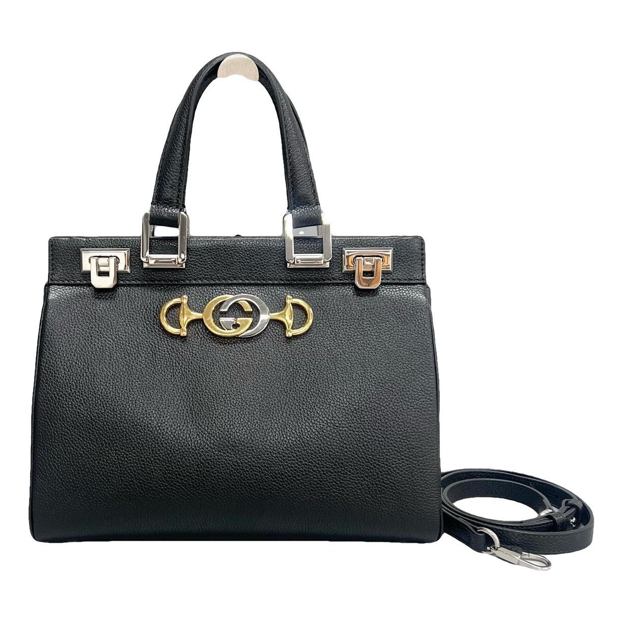 Zumi leather handbag