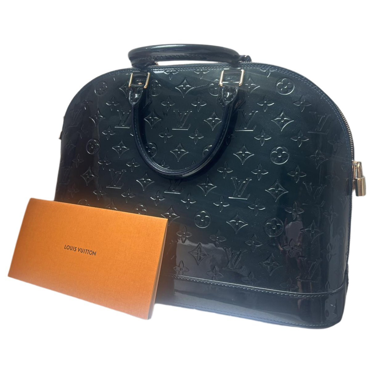 Alma patent leather handbag