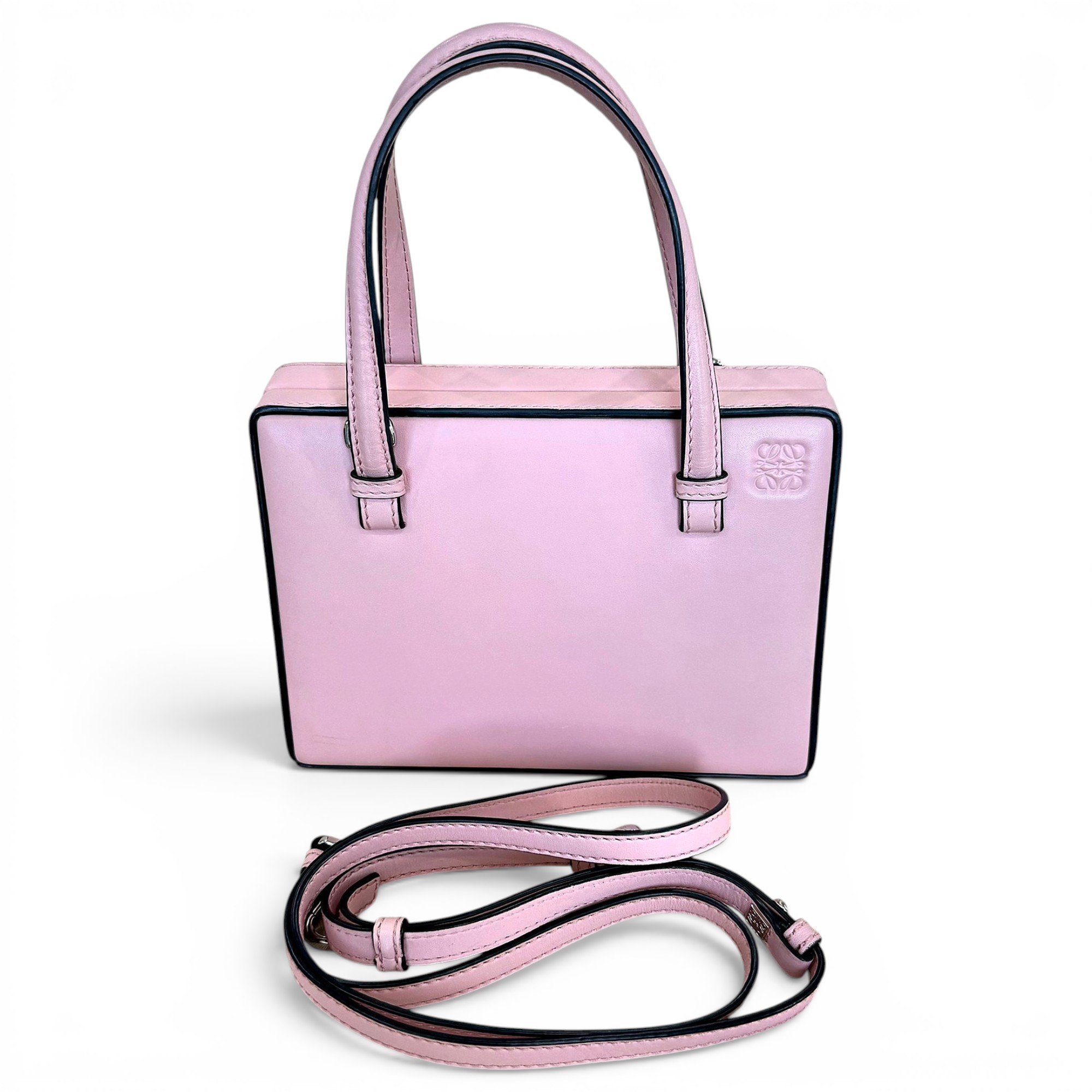 Postal leather handbag
