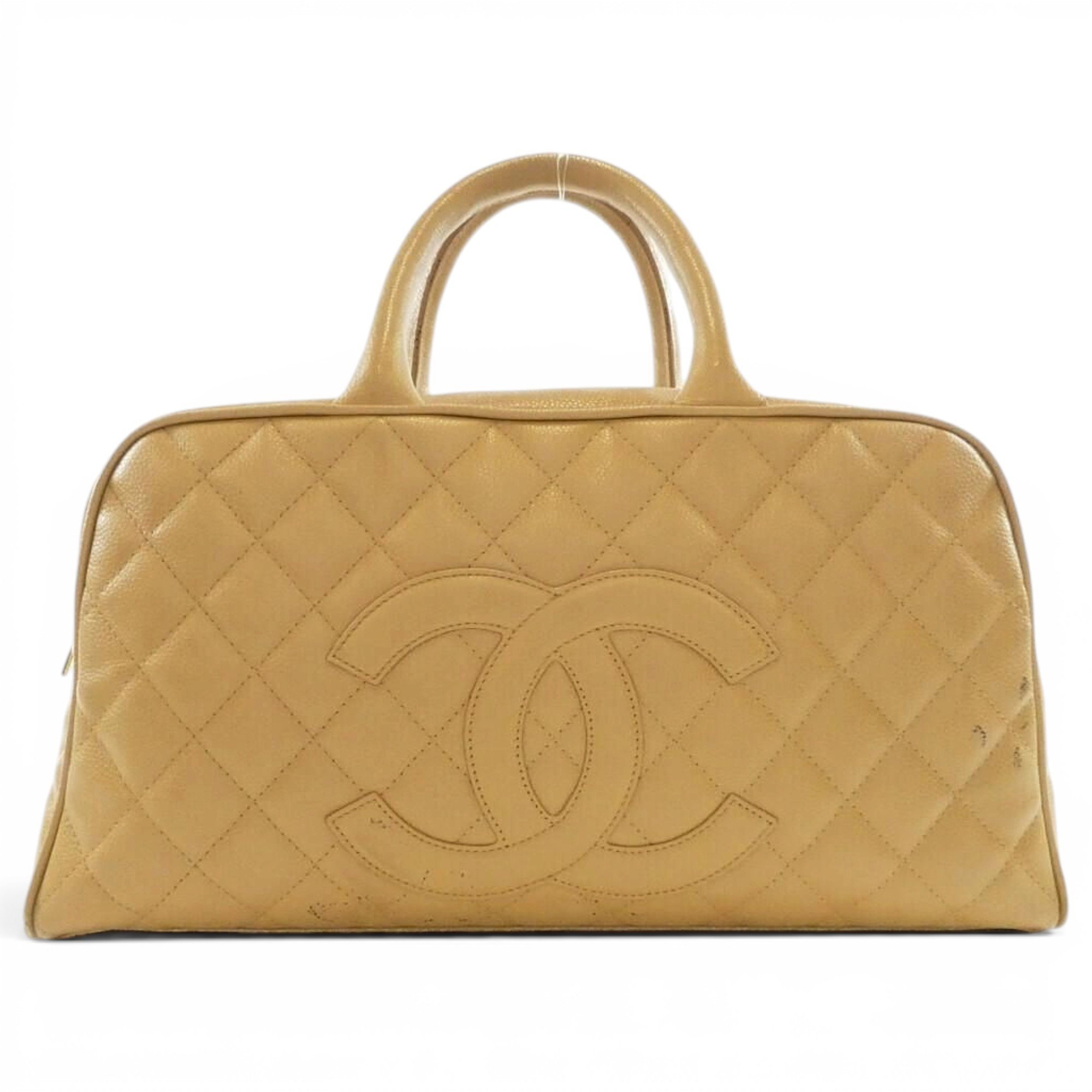 Leather travel bag