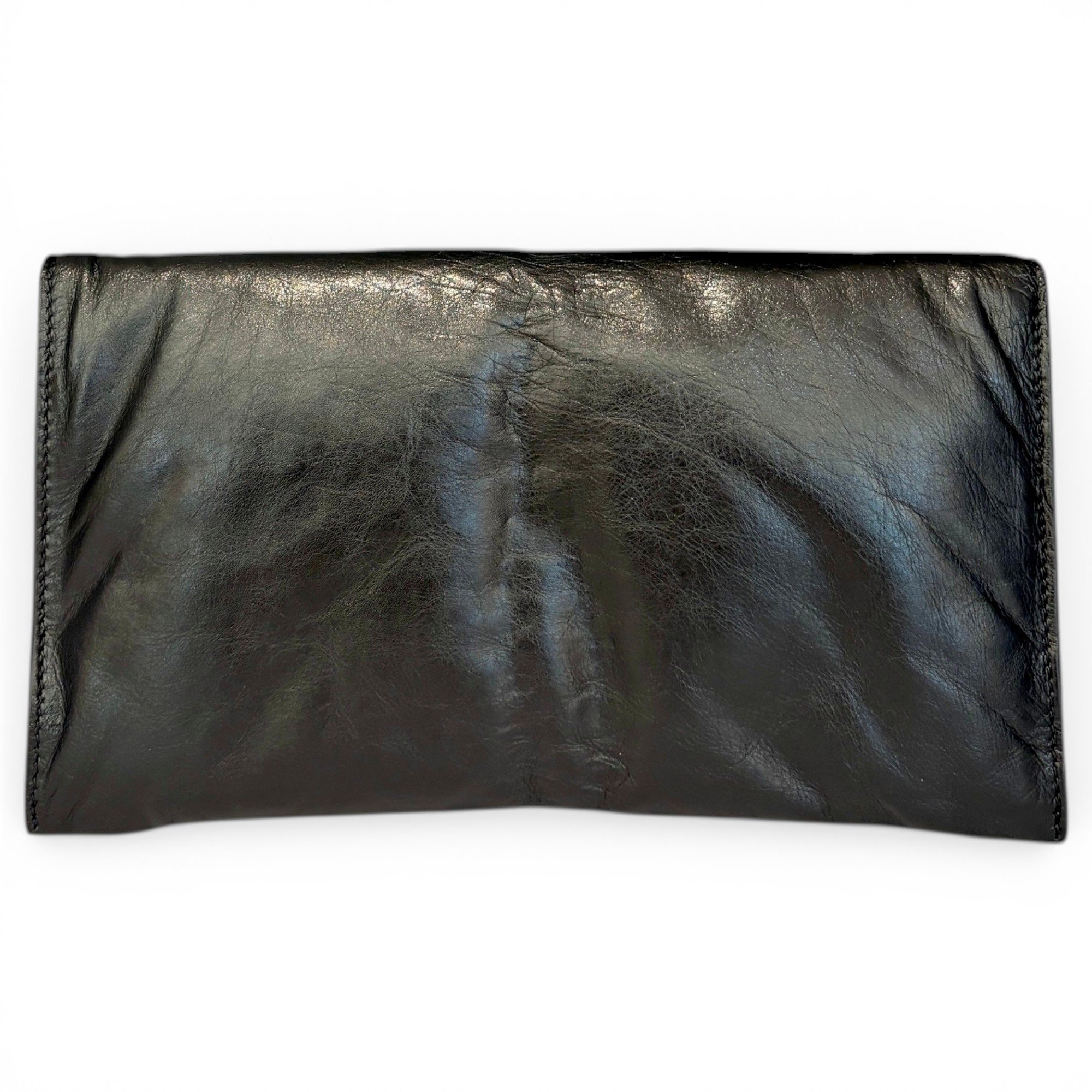 Pony-style calfskin clutch bag
