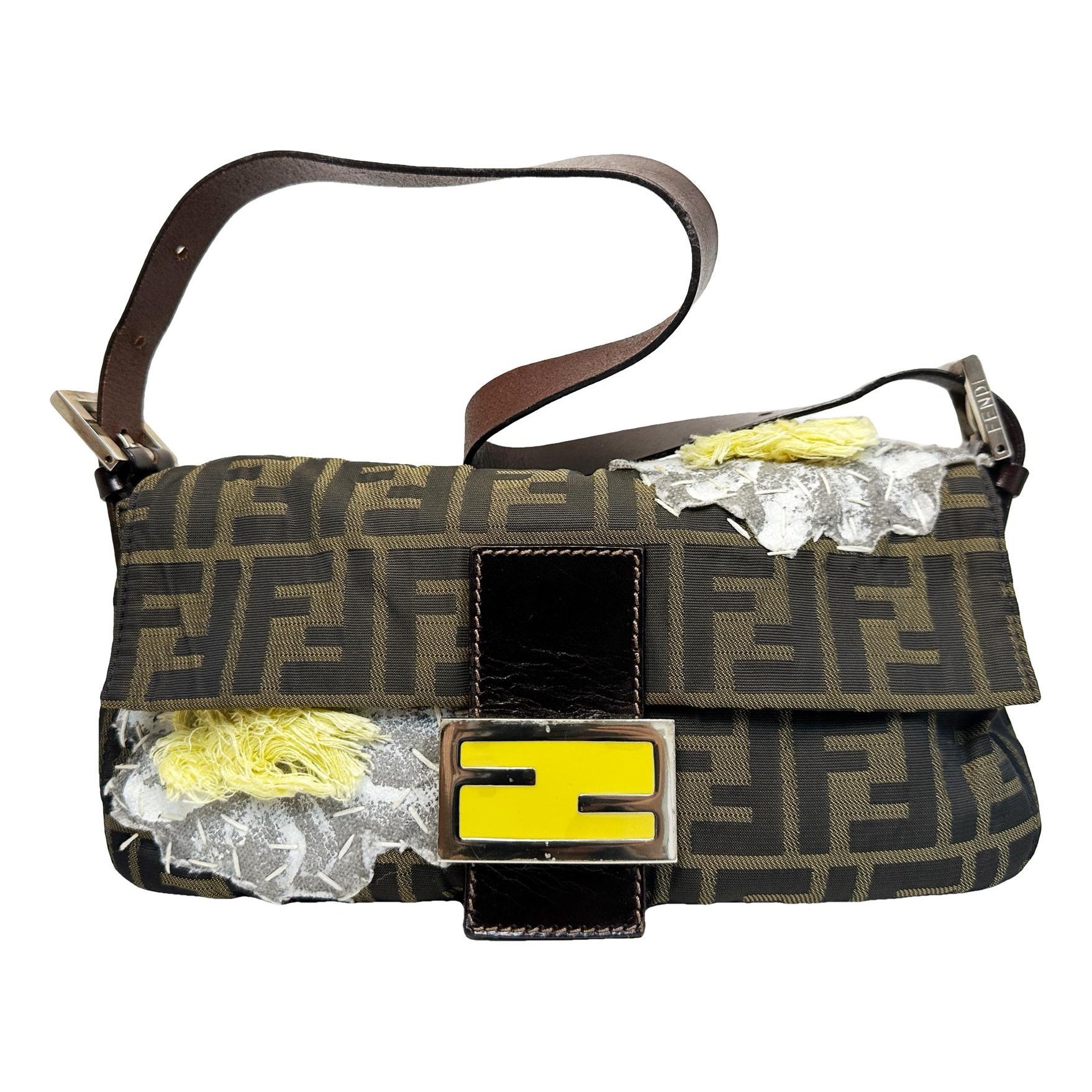 Baguette cloth handbag