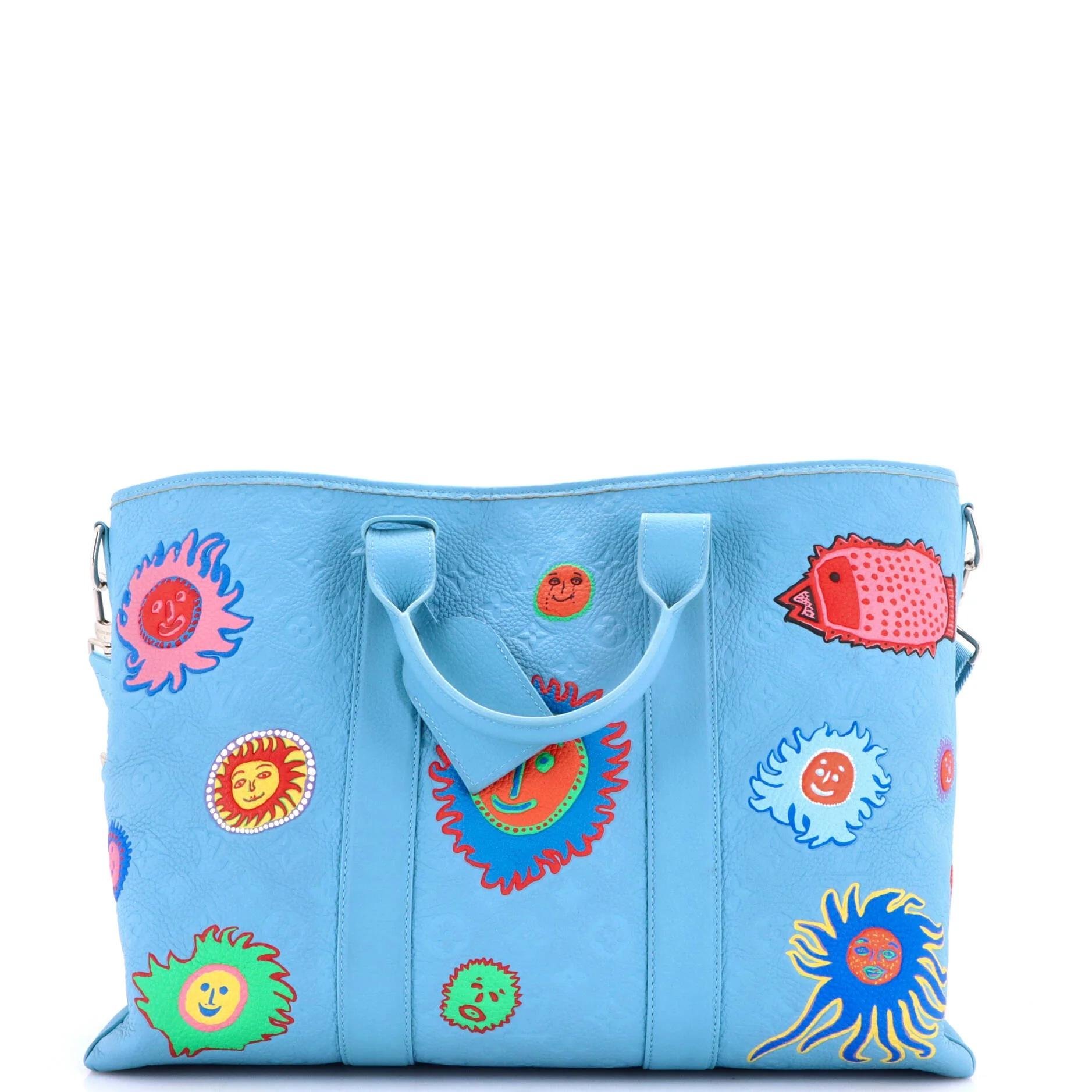 Leather tote