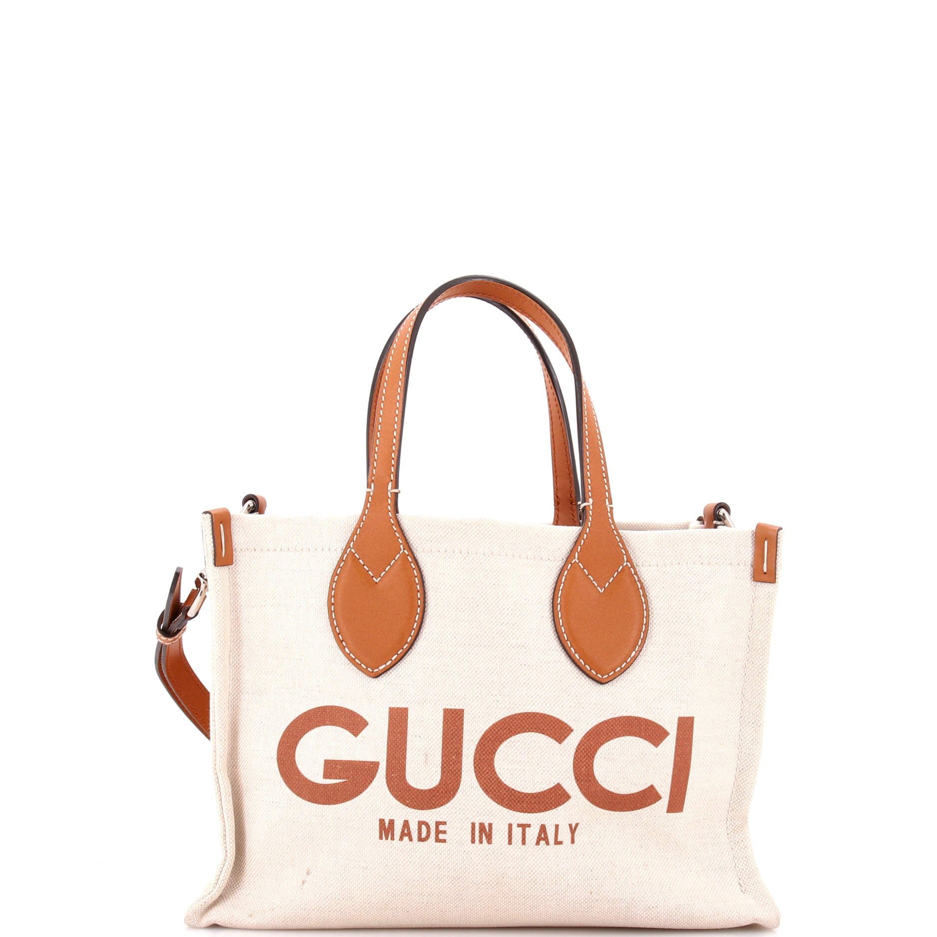 Logo Shopper Tote Printed Canvas Small