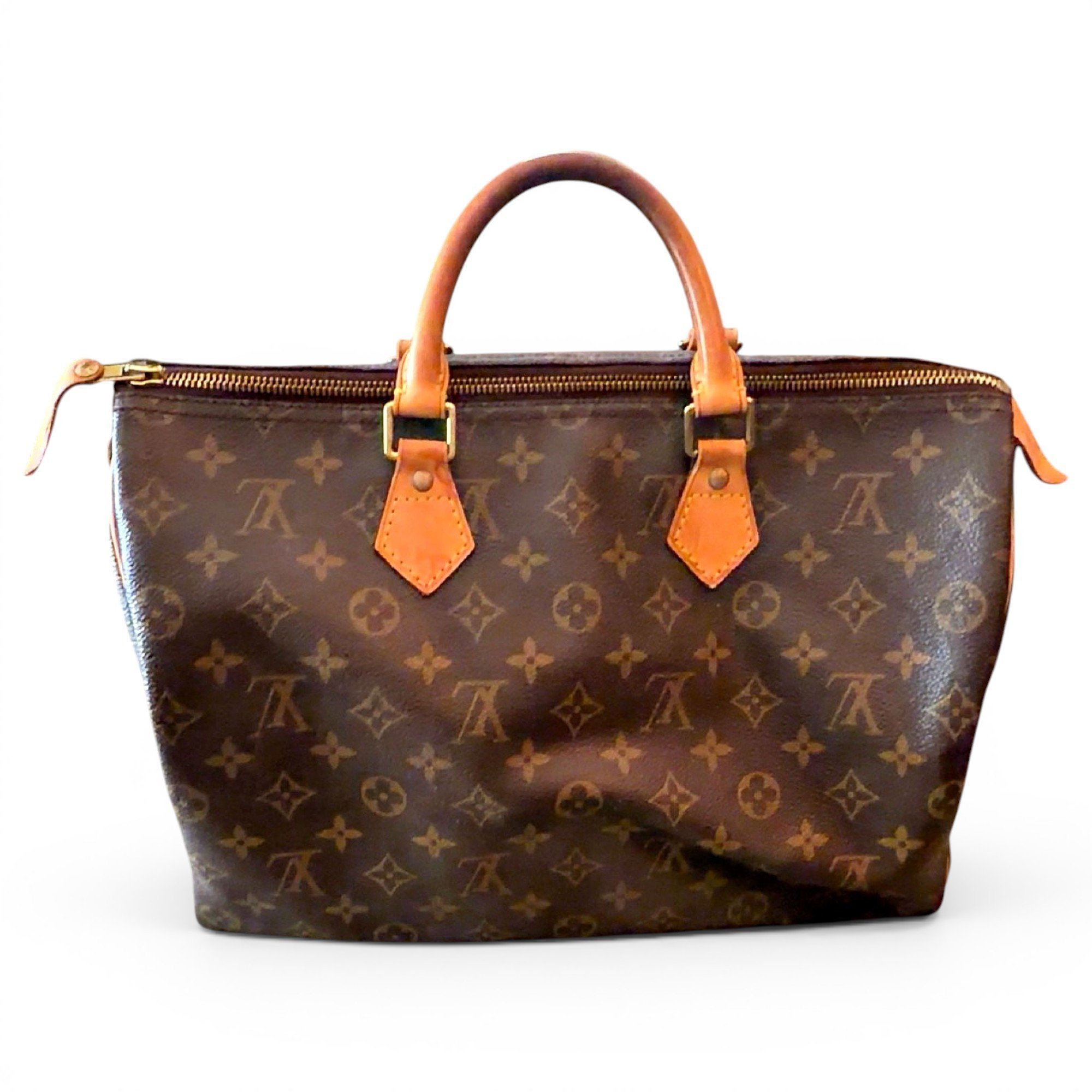 Speedy leather handbag