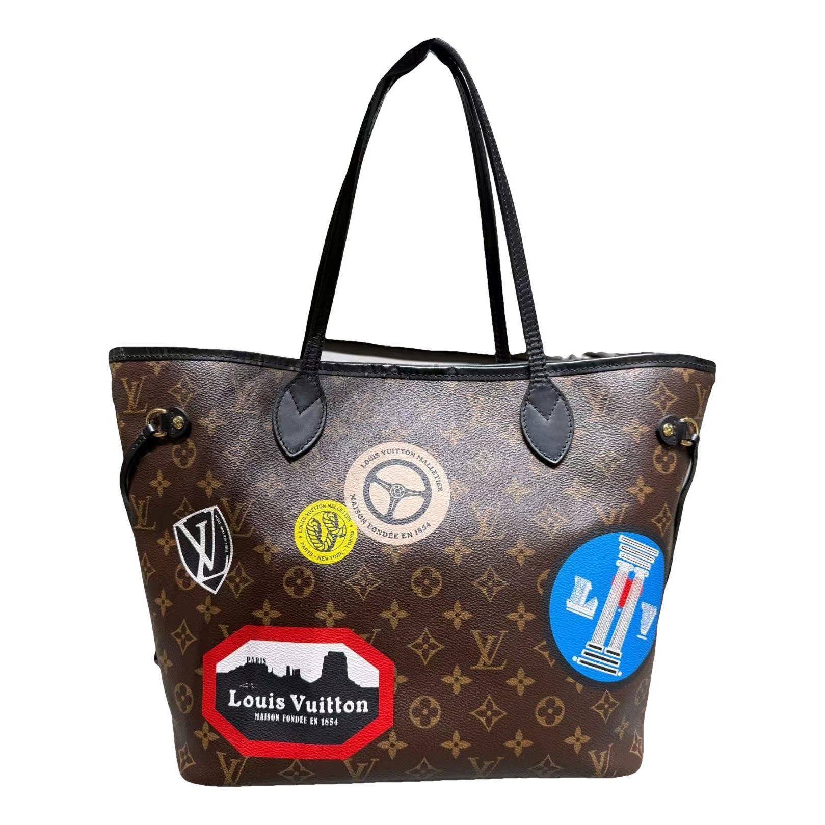 Neverfull leather bag