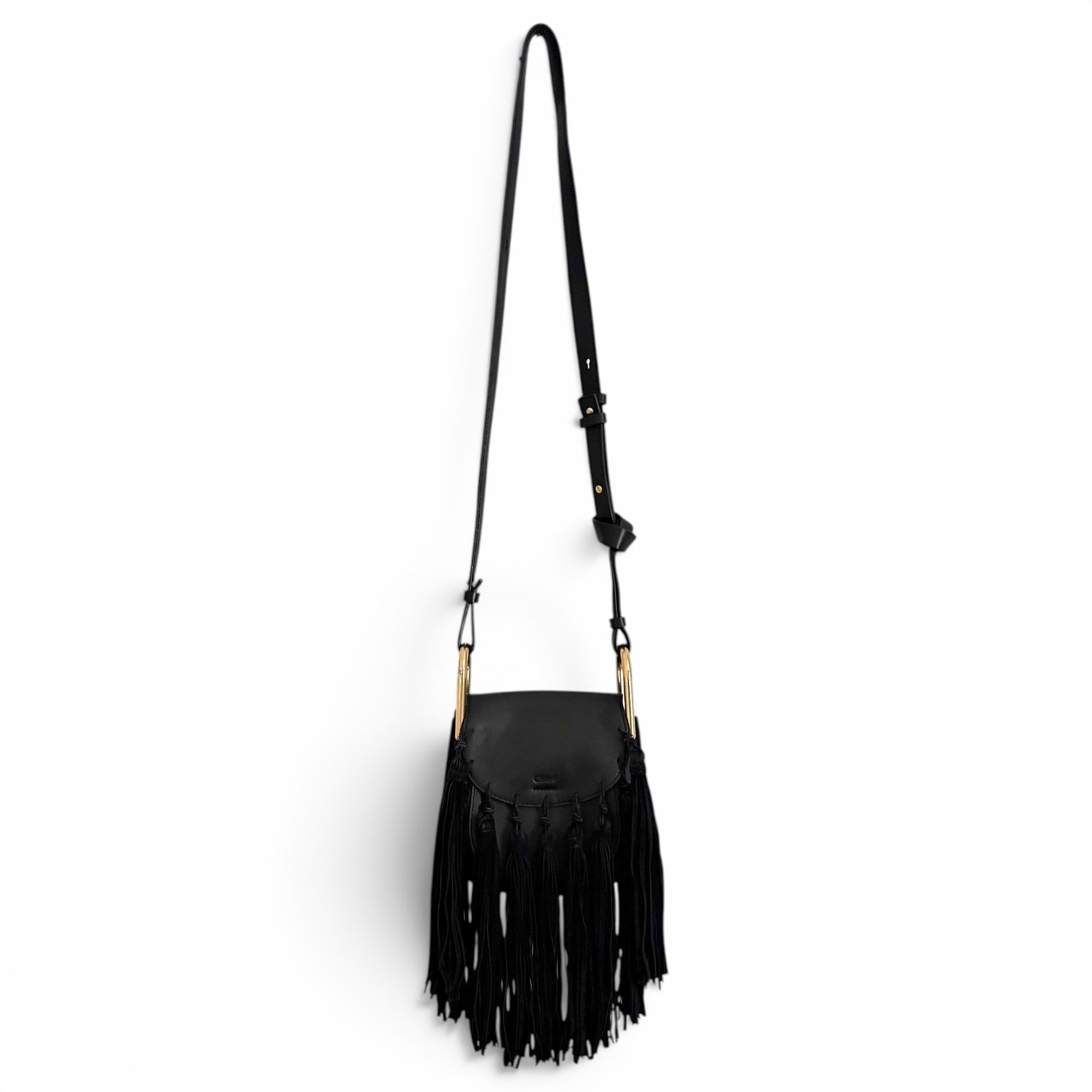 Hudson leather crossbody bag