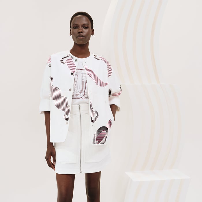 Blanc Naturel "Coaching Remix" Jacket