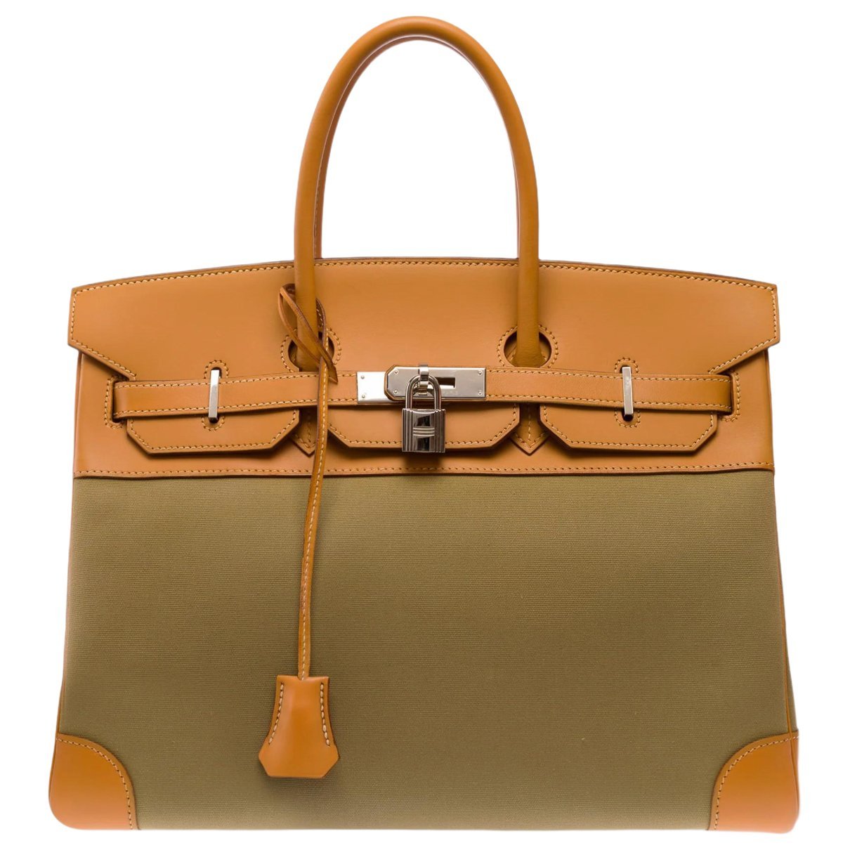 Birkin 35 cloth handbag