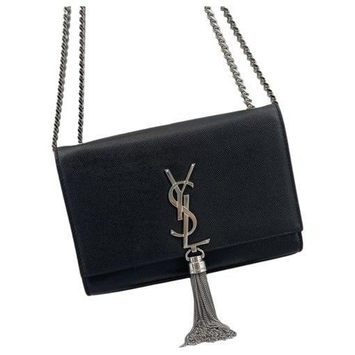 Pompom Kate leather handbag