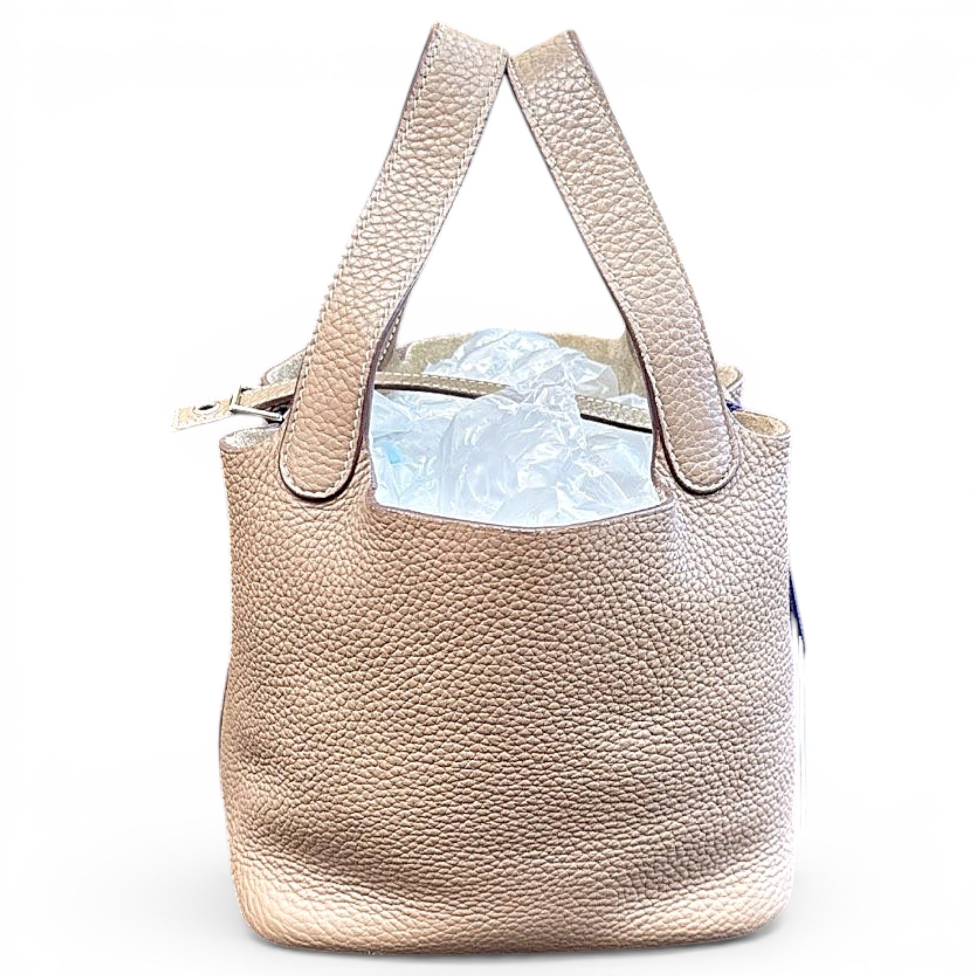 Picotin leather handbag