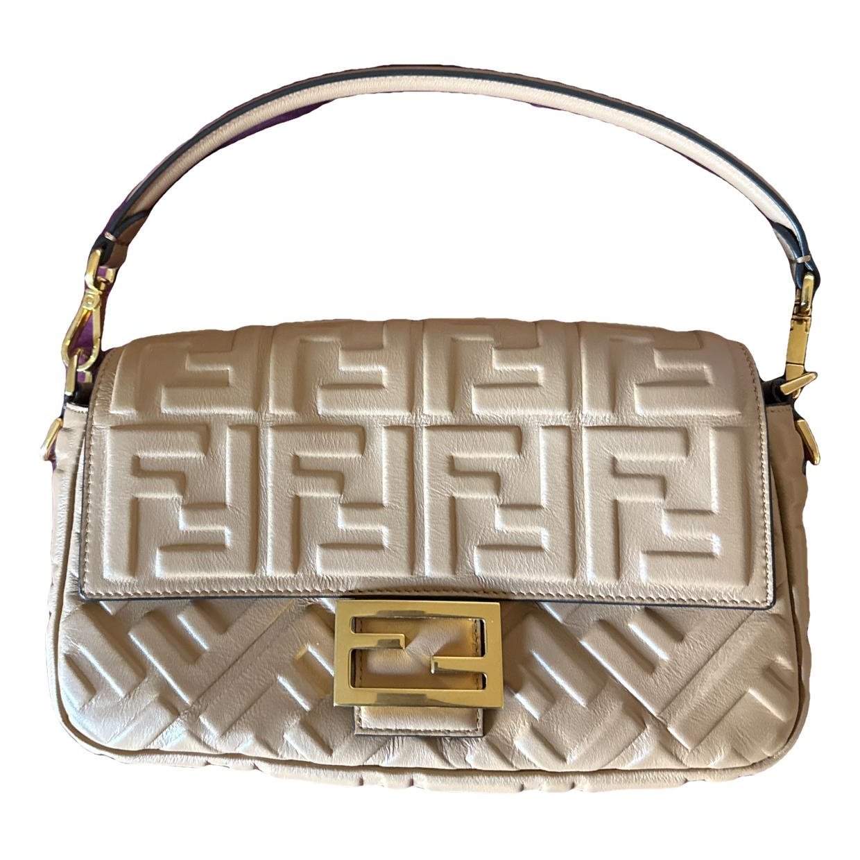 Baguette leather handbag